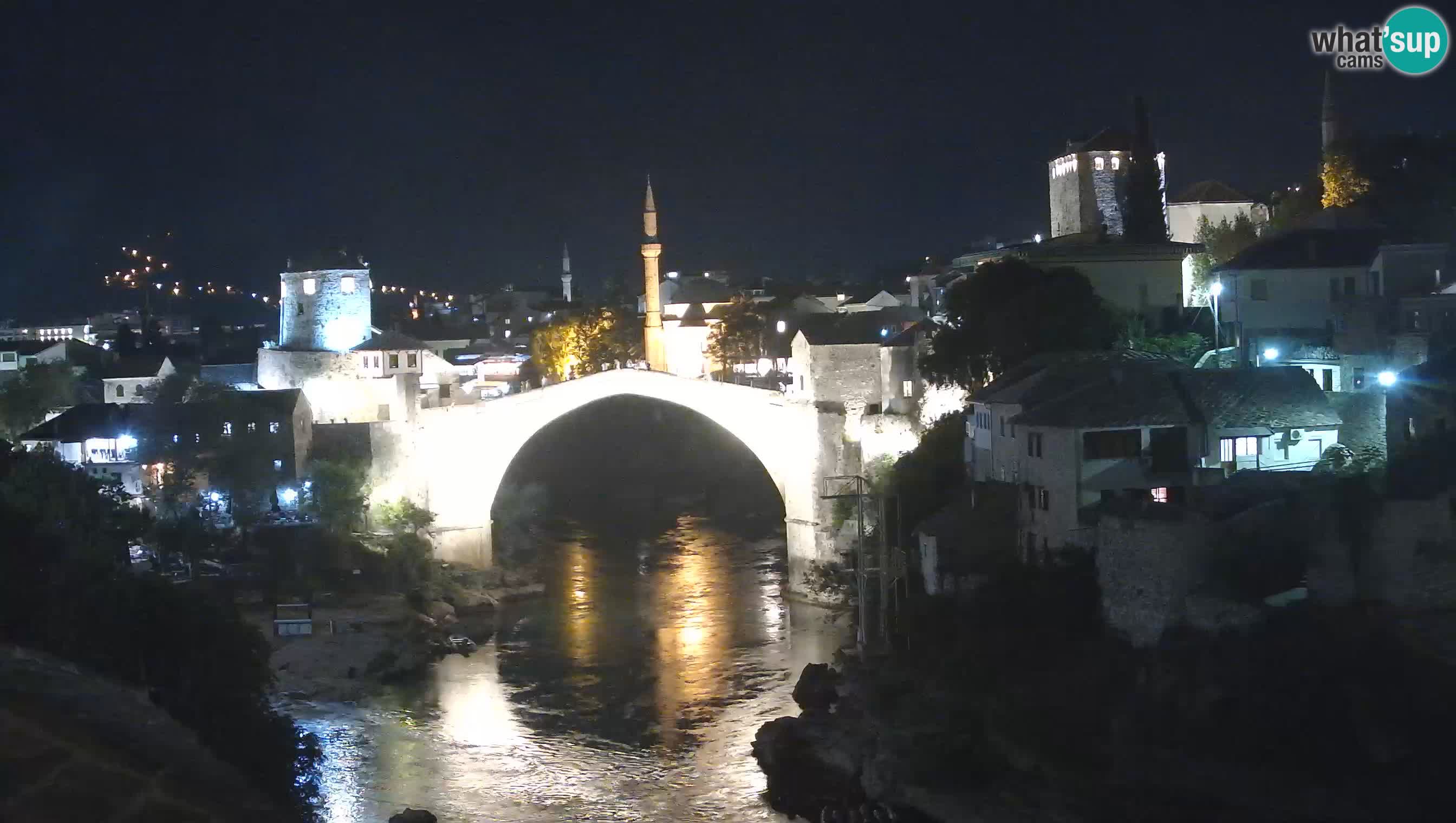 Mostar web kamera – Stari Most i rijeka Neretva – Goa Mostar