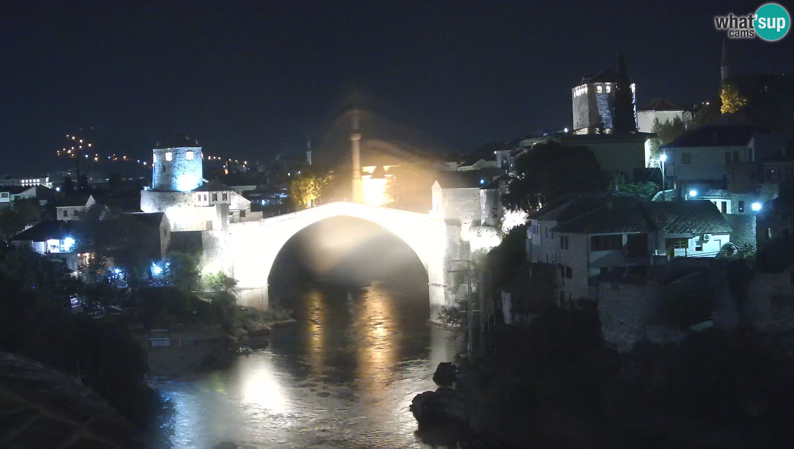 Cámara web de Mostar – El Viejo Puente sobre el río Neretva