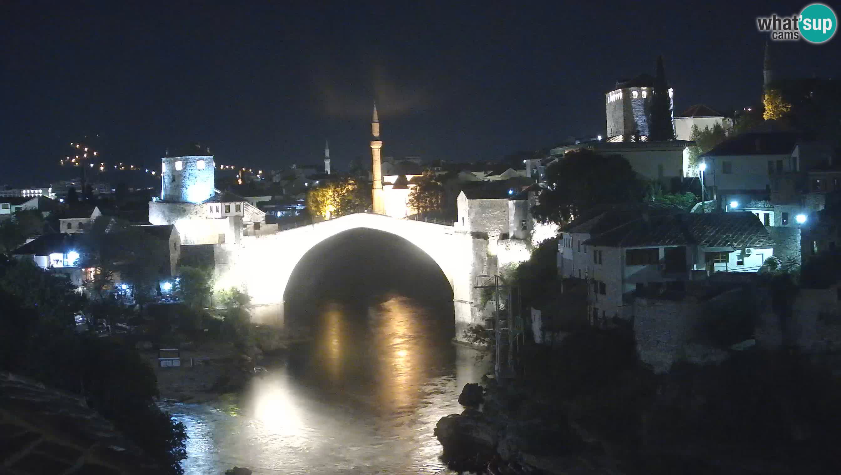 Cámara web de Mostar – El Viejo Puente sobre el río Neretva
