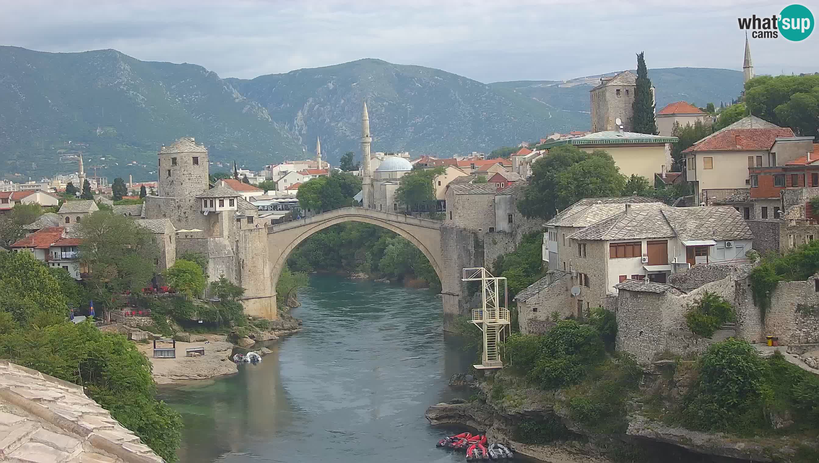 Webcam Mostar – Il Ponte Vecchio sul fiume Neretva