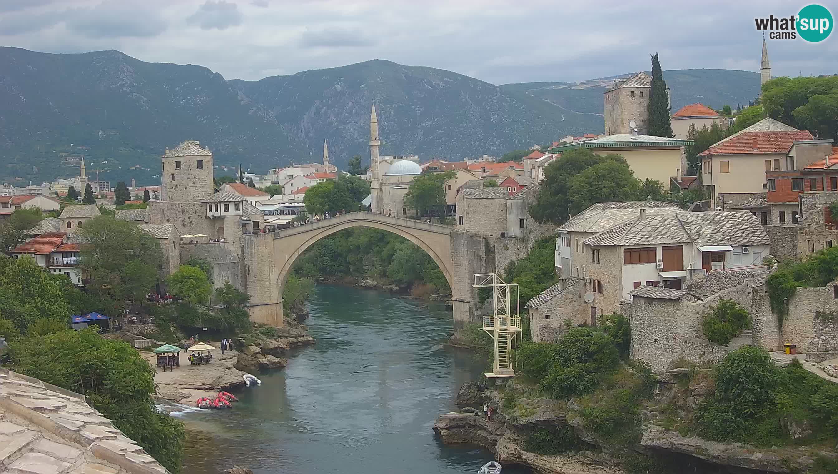 Mostar webcam – LIVE Old Bridge and Neretva river