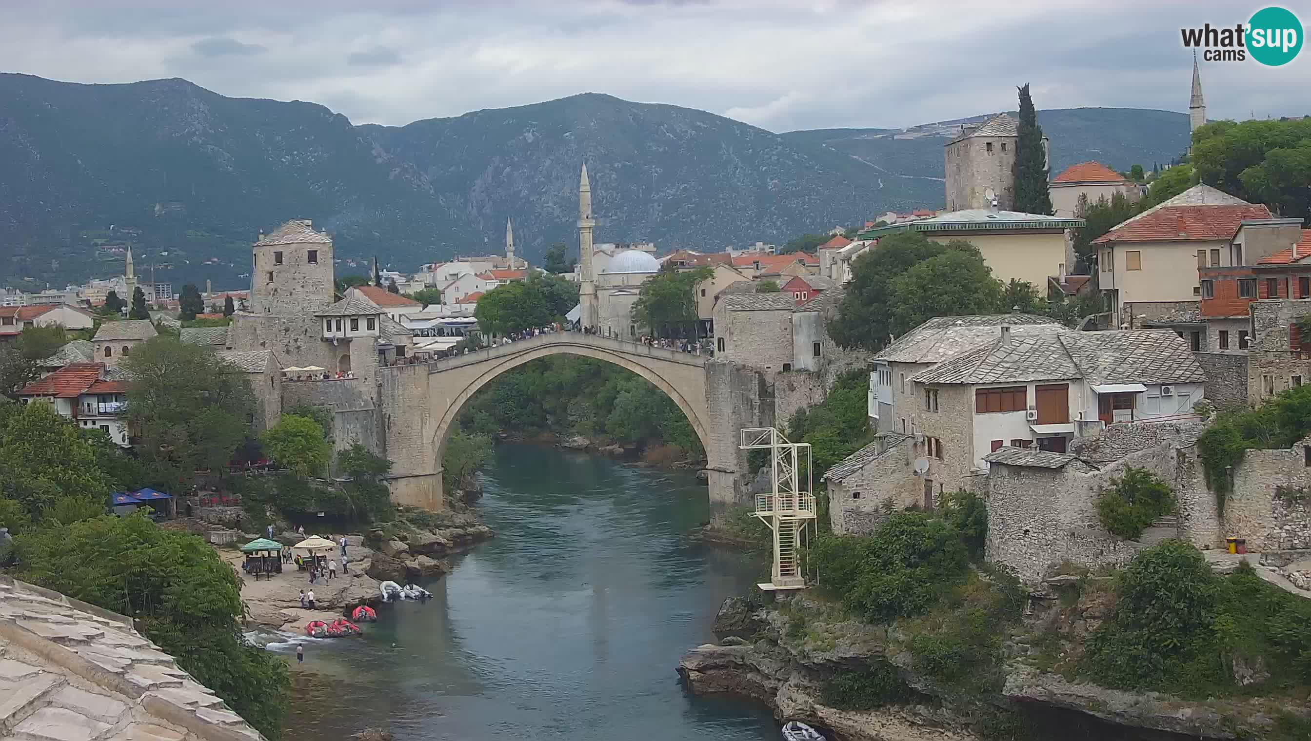 Webcam Mostar – Il Ponte Vecchio sul fiume Neretva