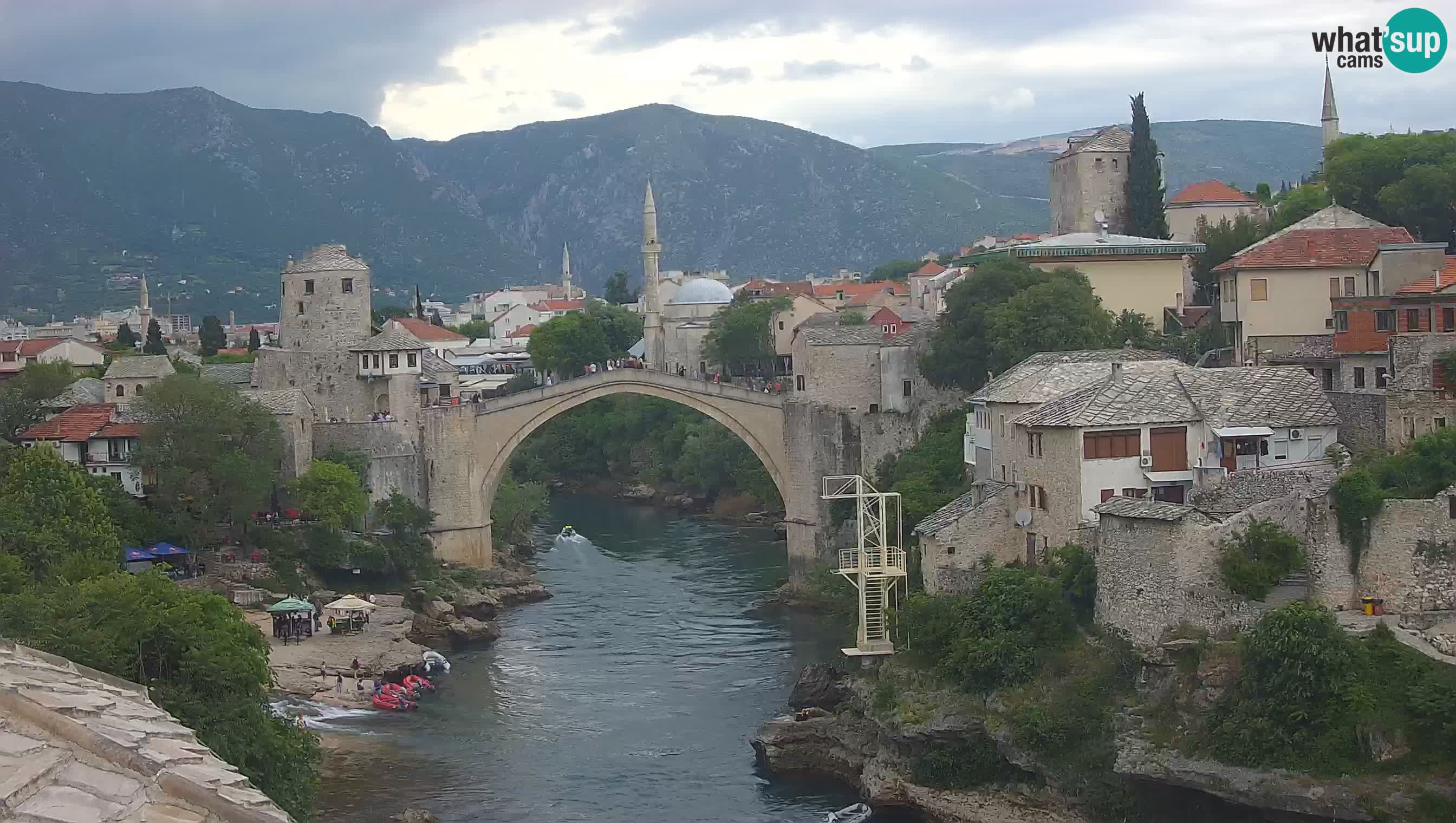 Webcam Mostar – Il Ponte Vecchio sul fiume Neretva