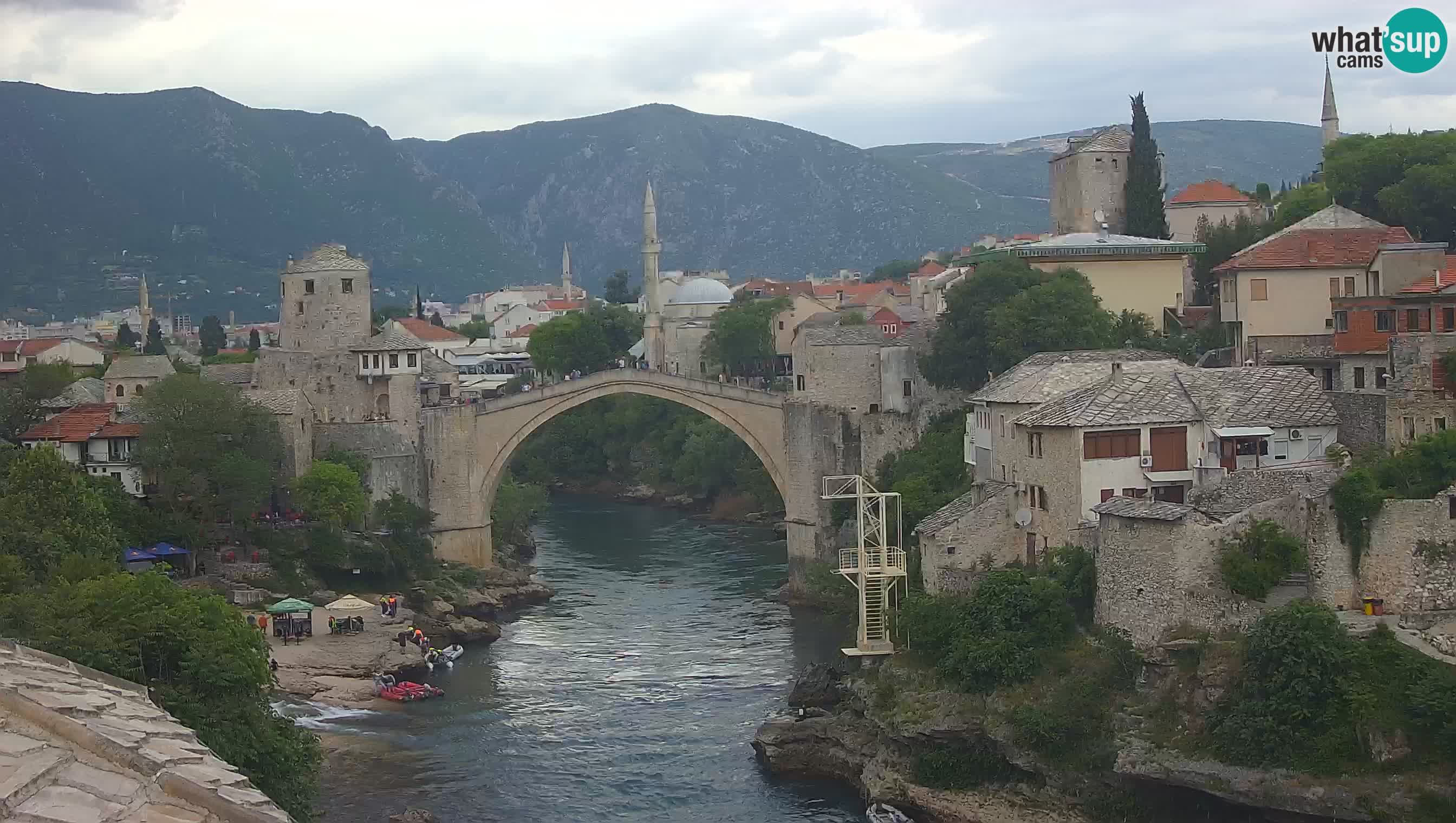 Spletna kamera Mostar – Stari Most in reka Neretva