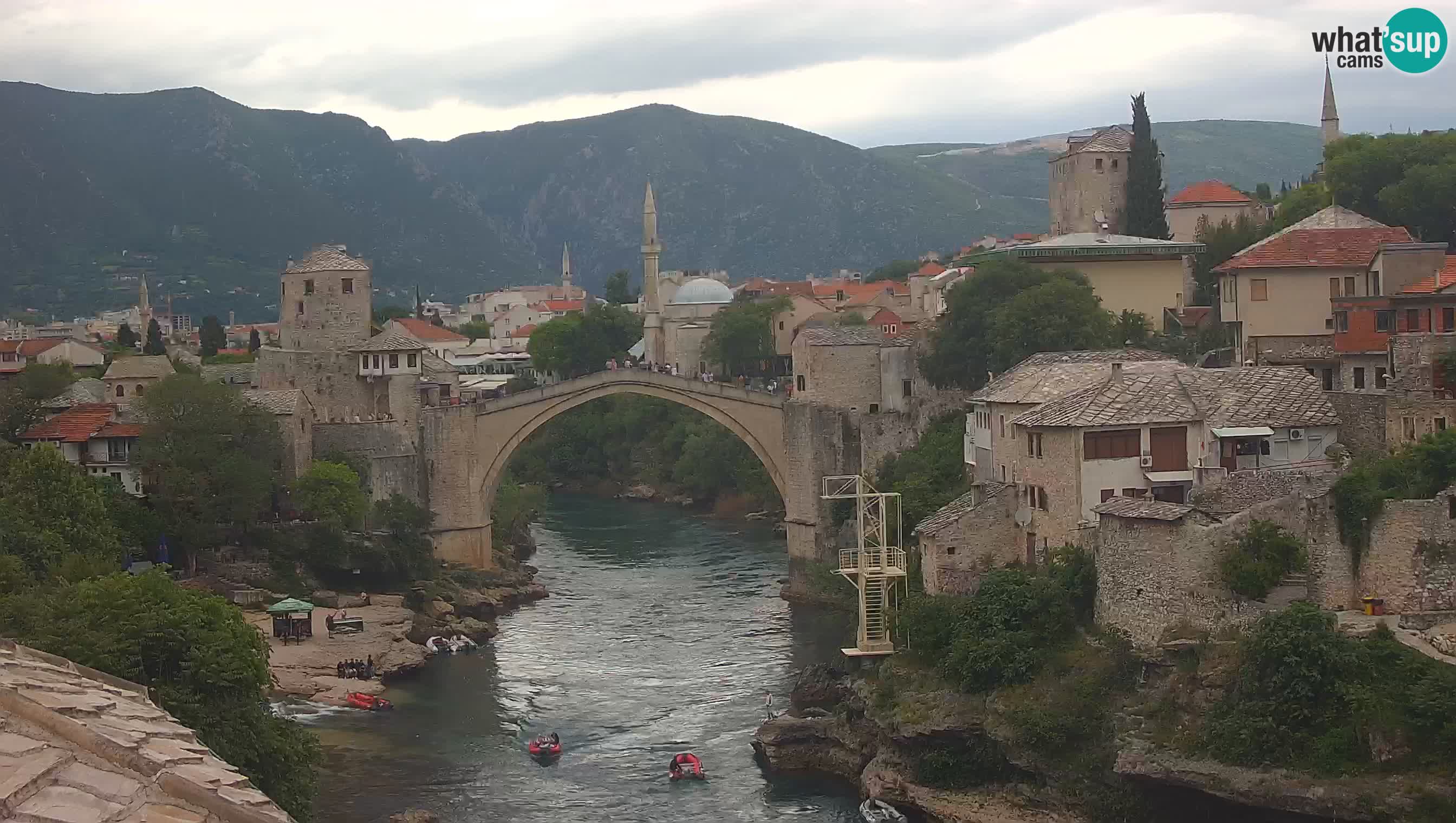 Spletna kamera Mostar – Stari Most in reka Neretva