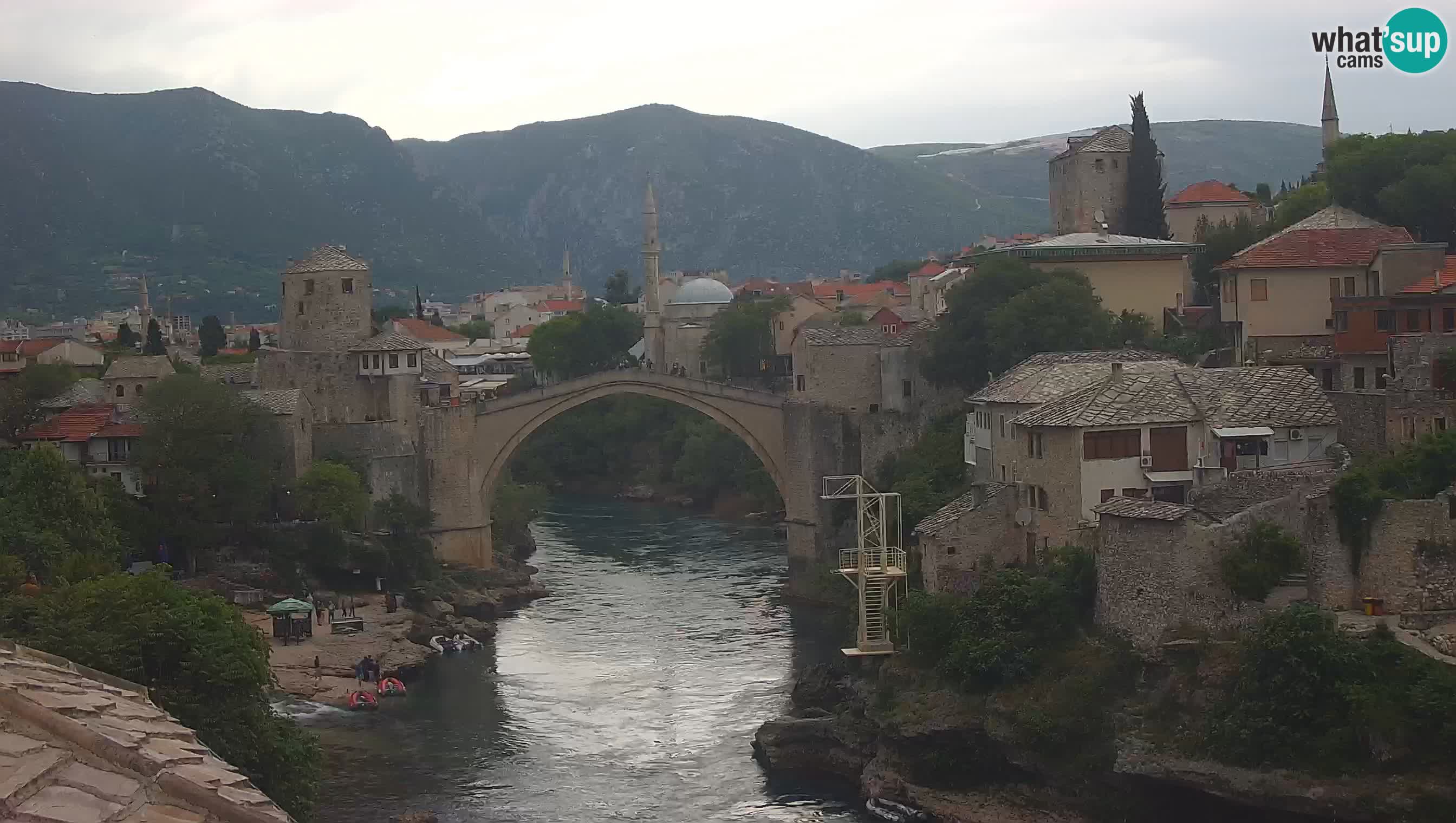 Webcam Mostar – Il Ponte Vecchio sul fiume Neretva