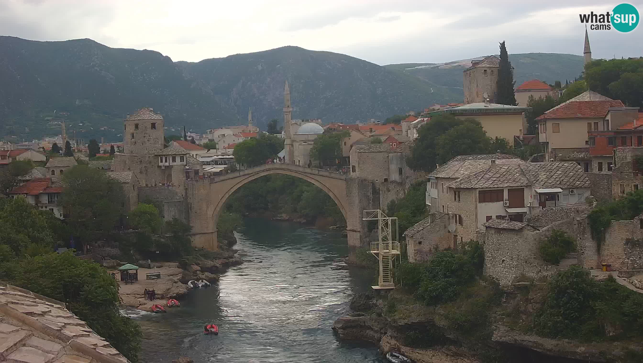 Spletna kamera Mostar – Stari Most in reka Neretva