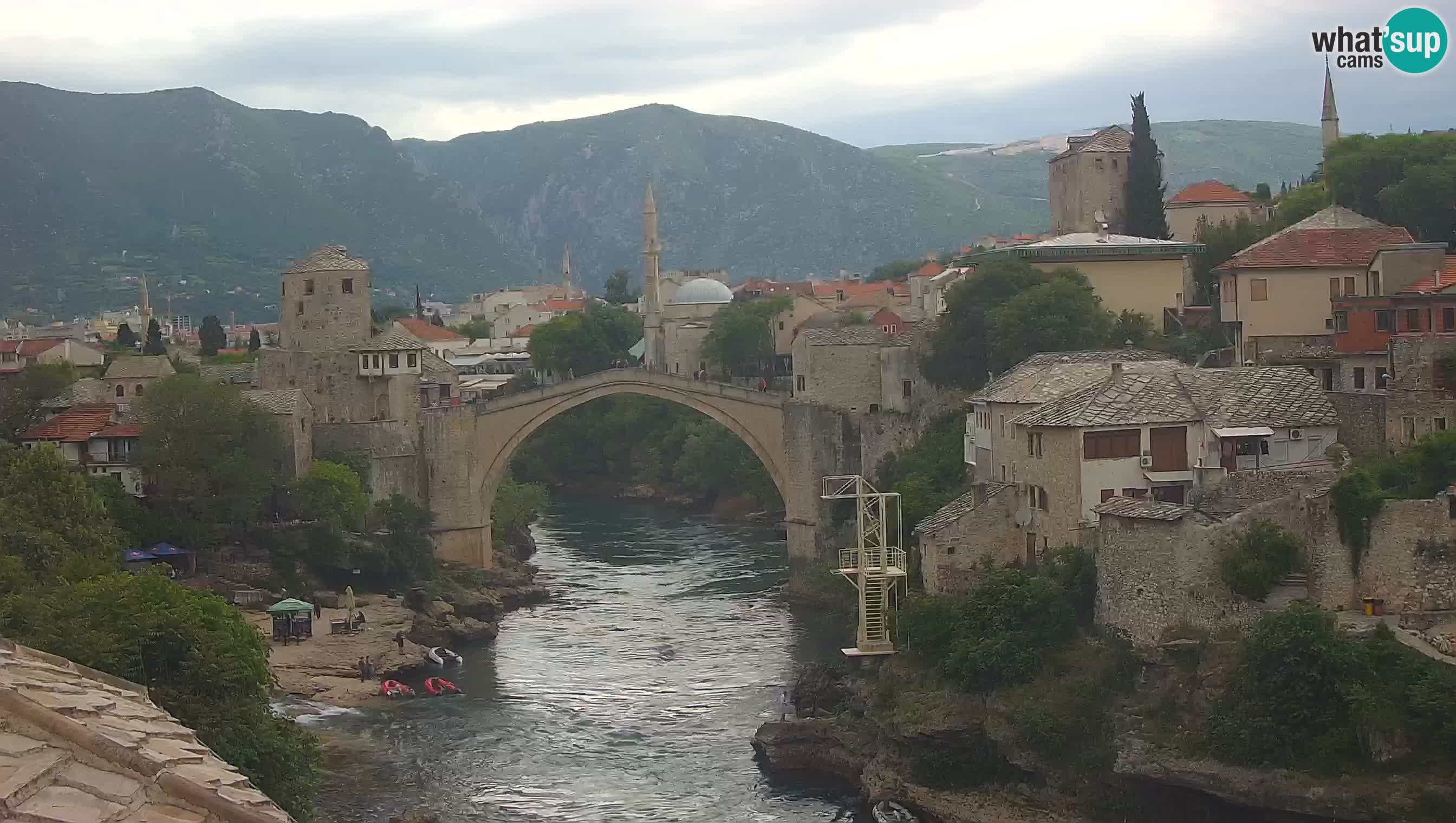 Spletna kamera Mostar – Stari Most in reka Neretva