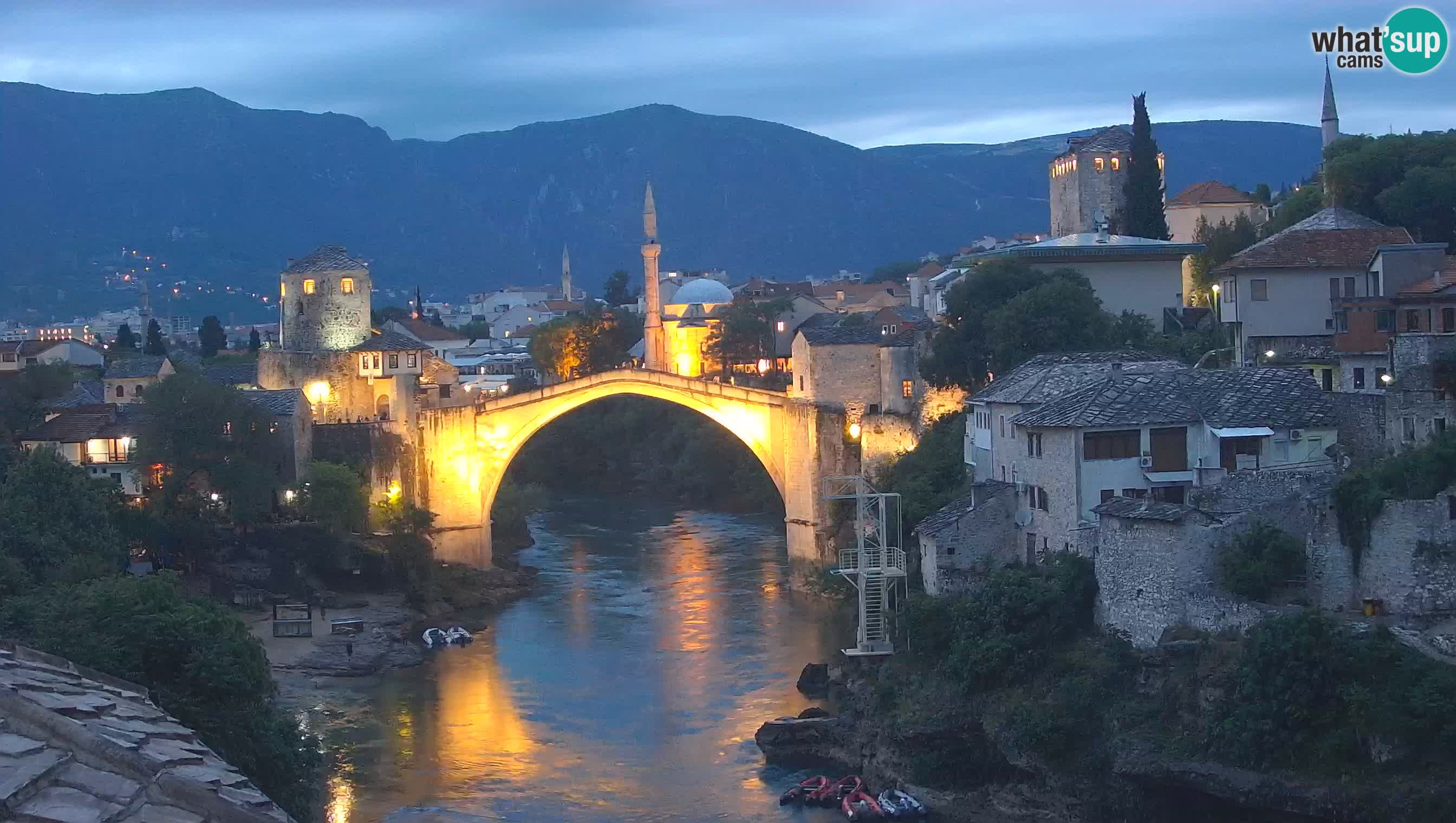 Mostar webcam – LIVE Old Bridge and Neretva river
