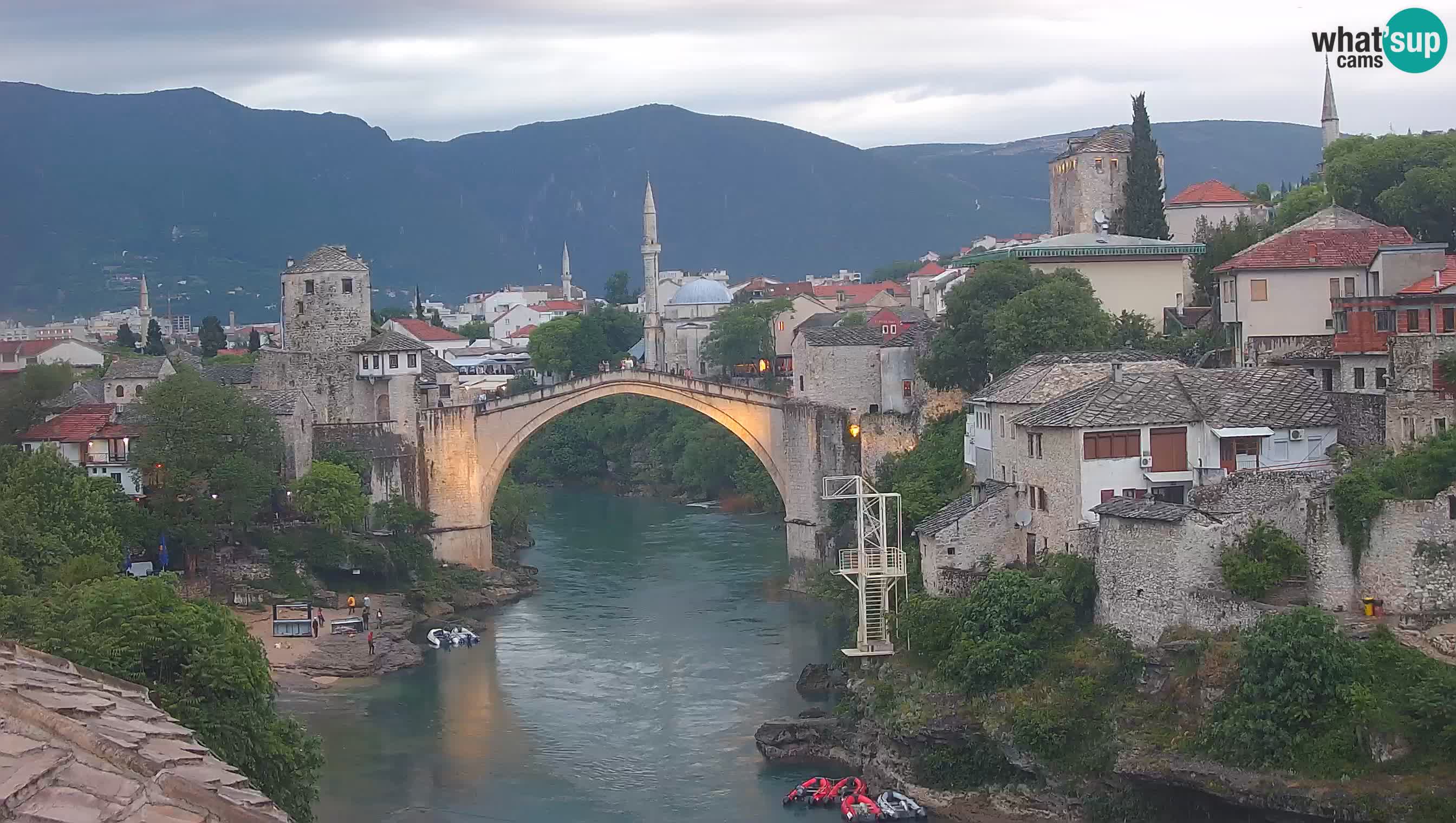 Spletna kamera Mostar – Stari Most in reka Neretva