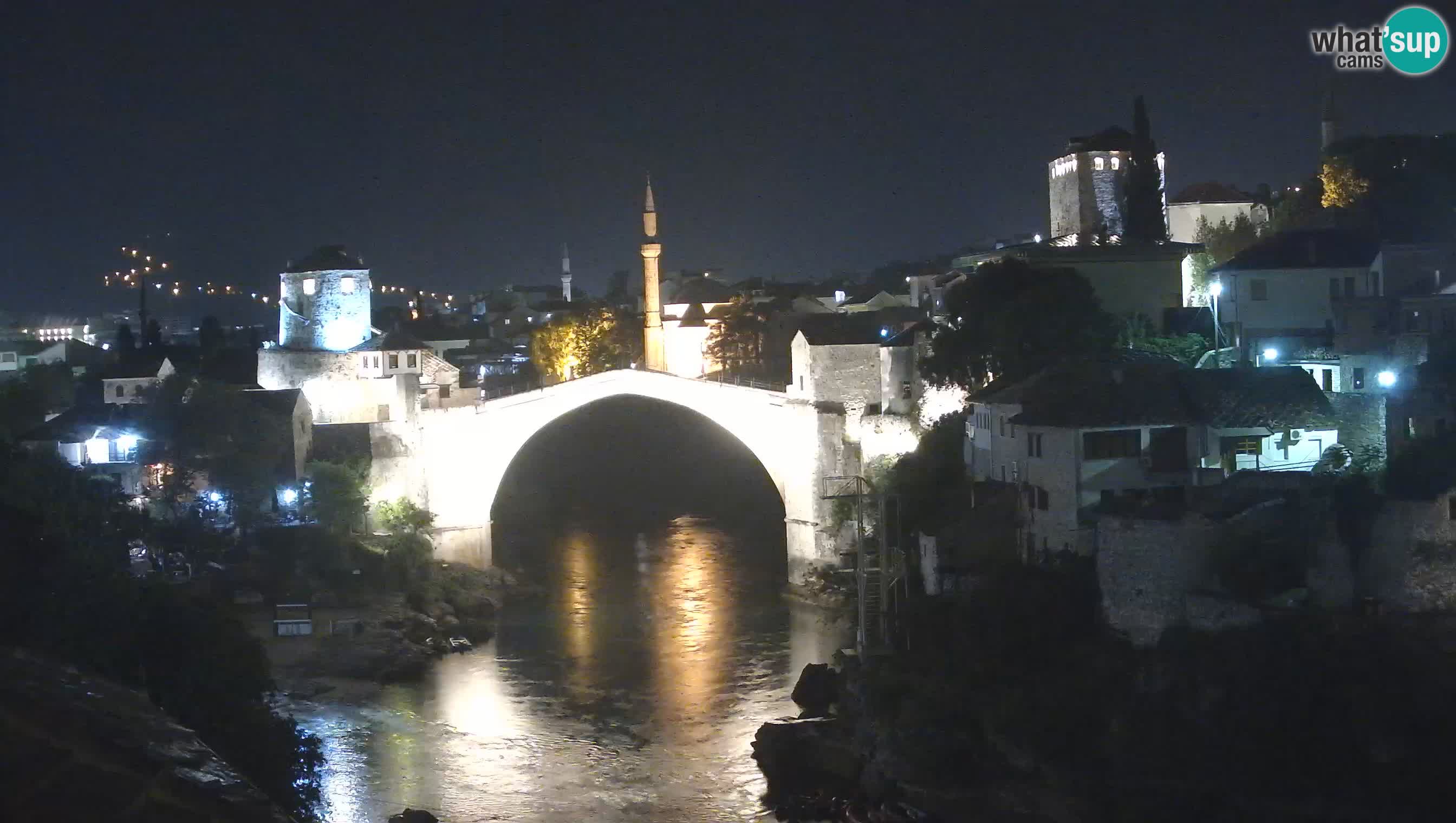 Cámara web de Mostar – El Viejo Puente sobre el río Neretva