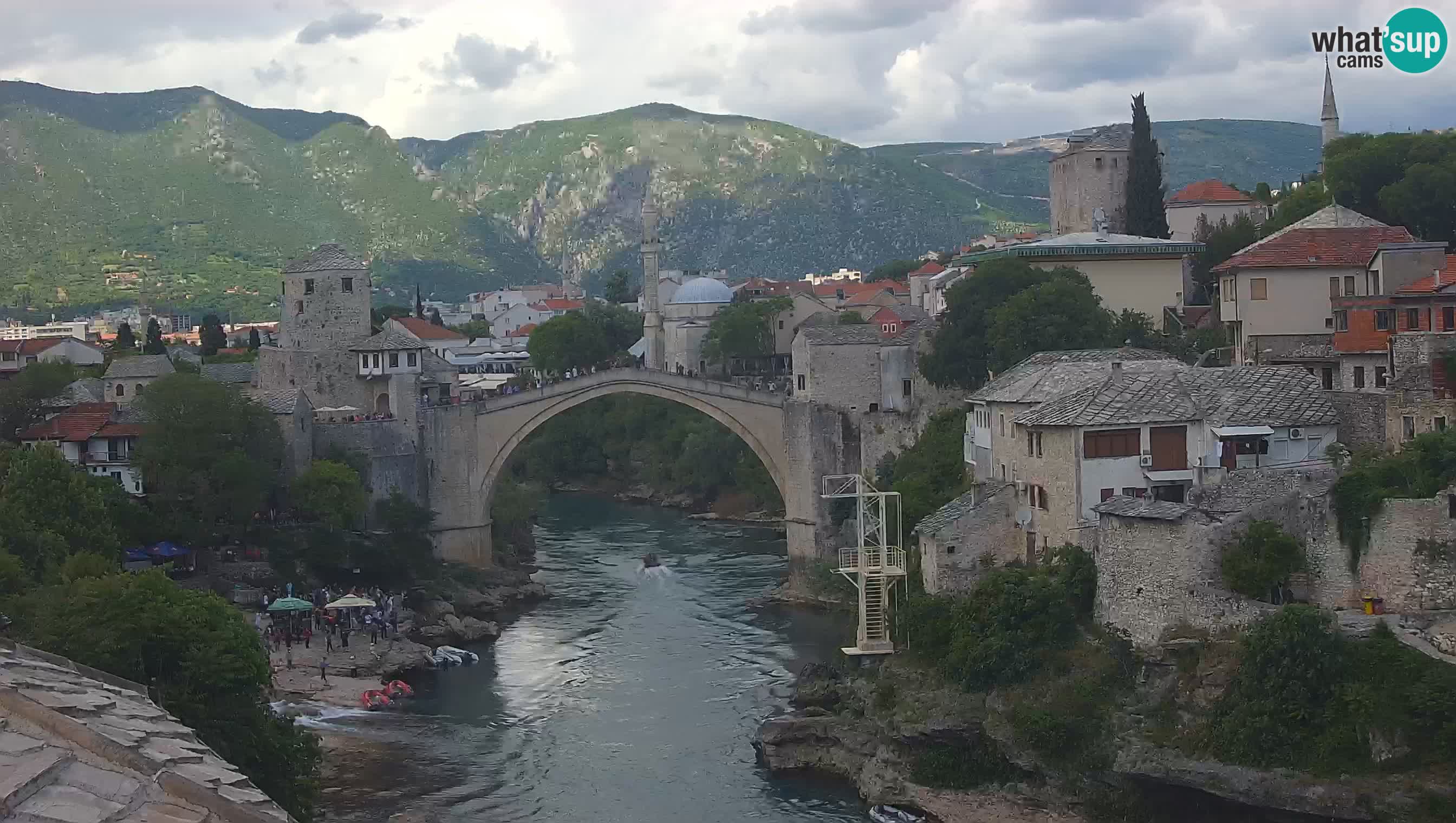 Mostar webcam – LIVE Old Bridge and Neretva river