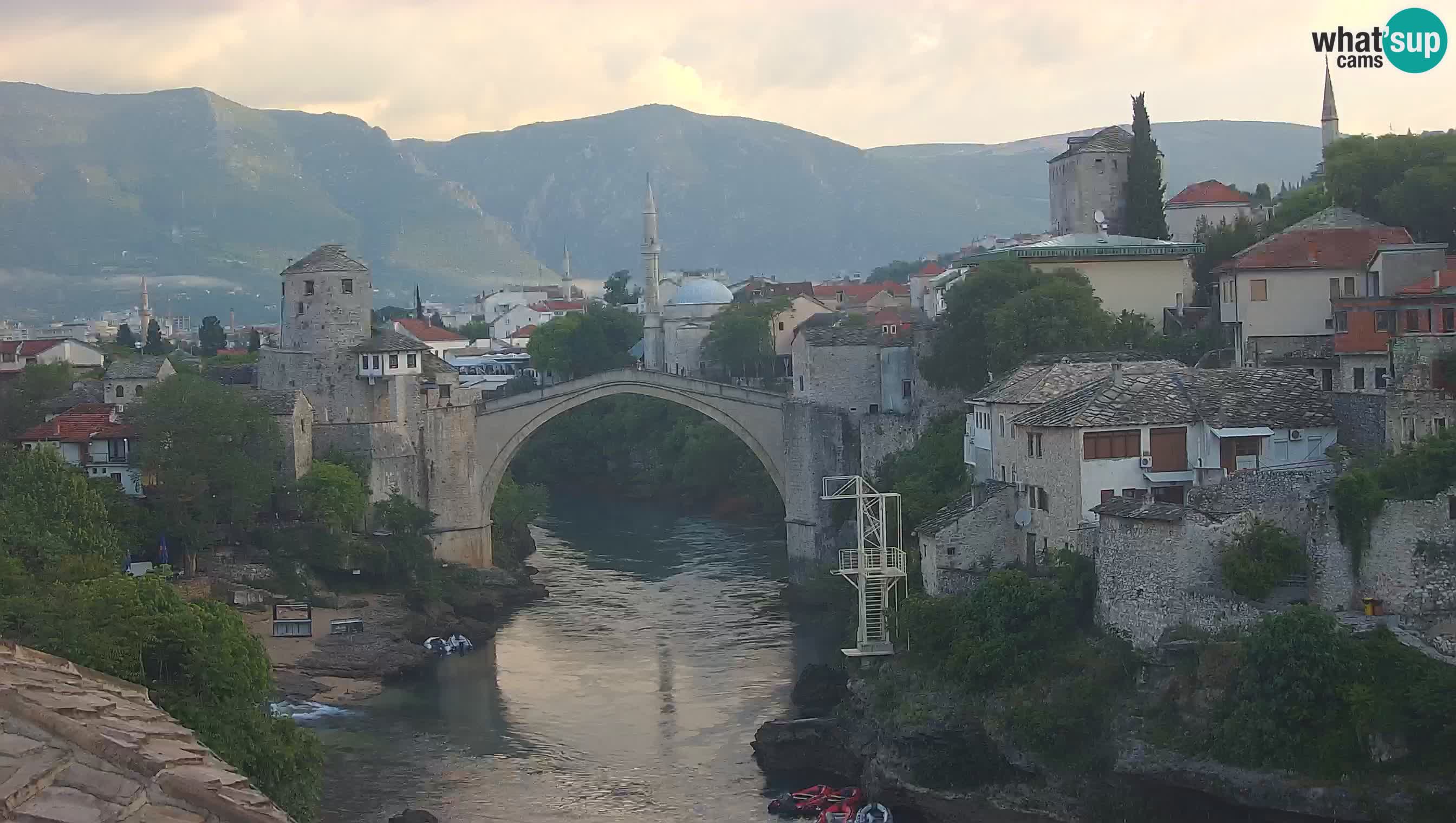 Mostar webcam – LIVE Old Bridge and Neretva river