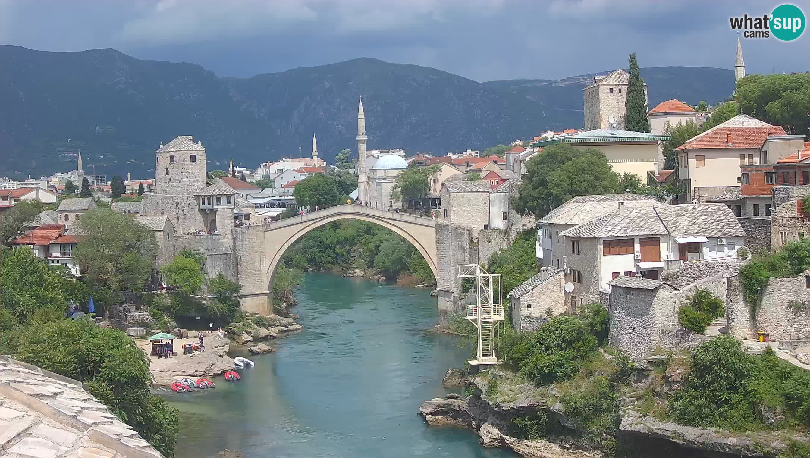 Spletna kamera Mostar – Stari Most in reka Neretva