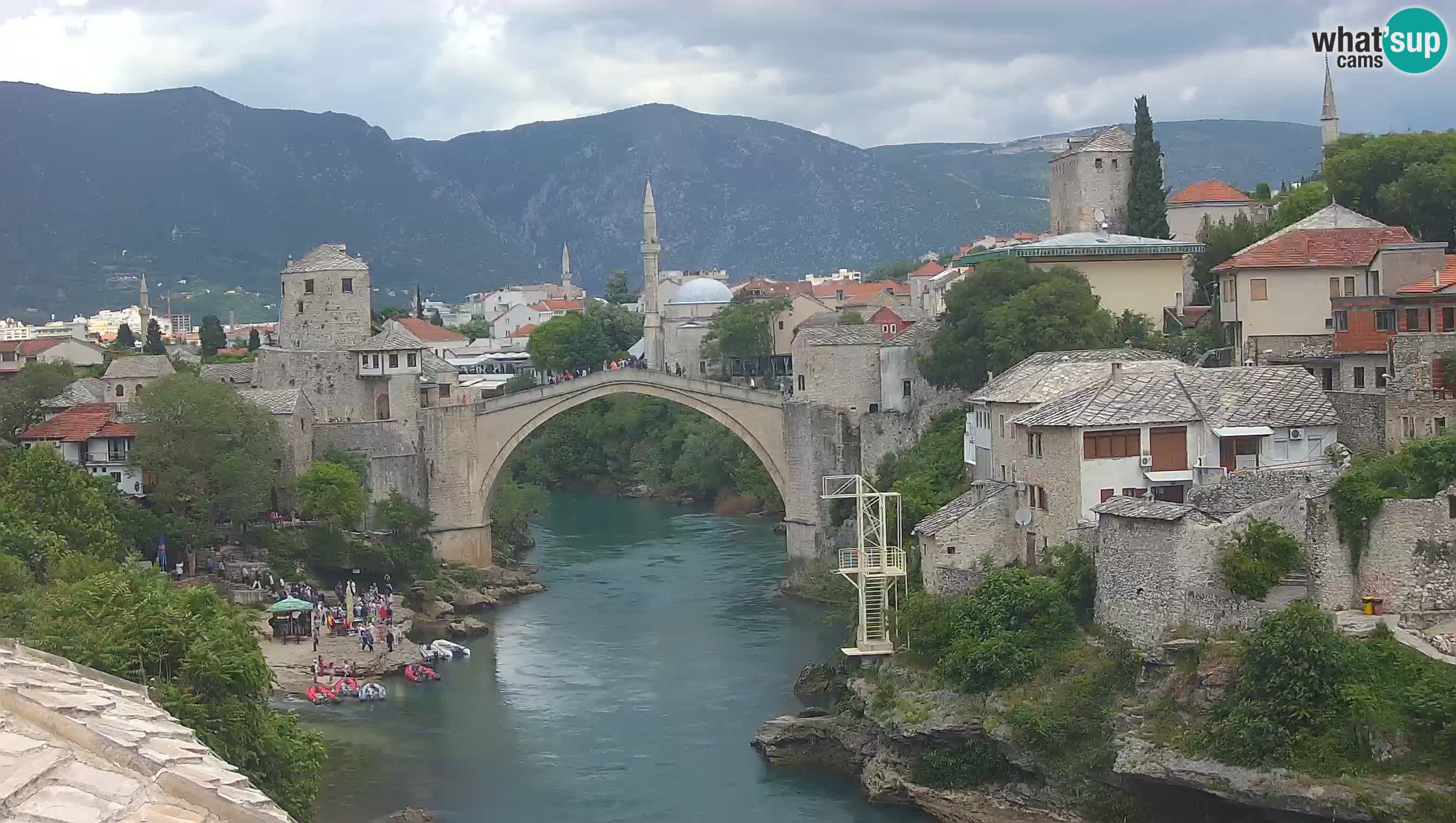 Mostar webcam – LIVE Old Bridge and Neretva river
