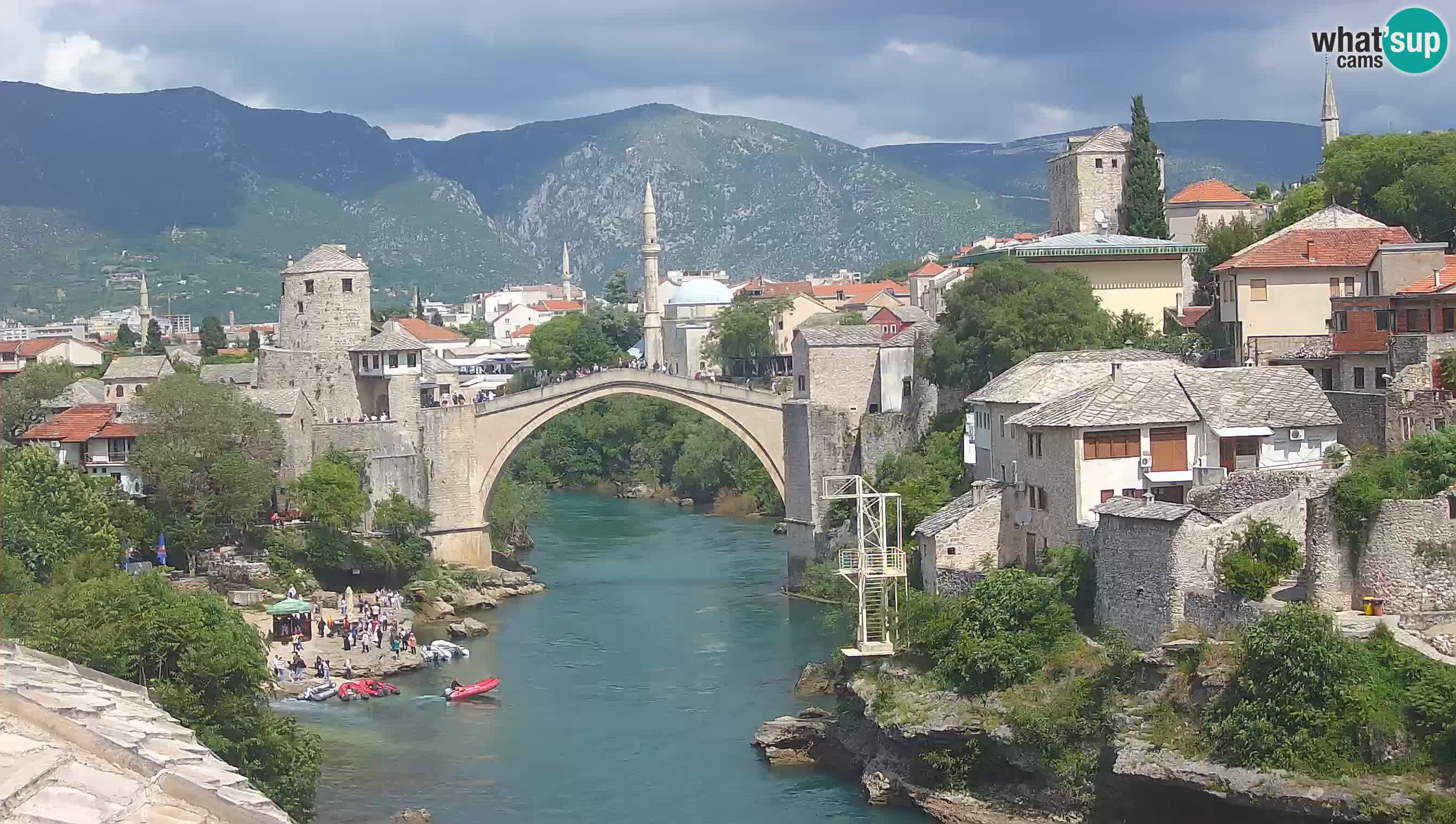 Webcam Mostar – Il Ponte Vecchio sul fiume Neretva