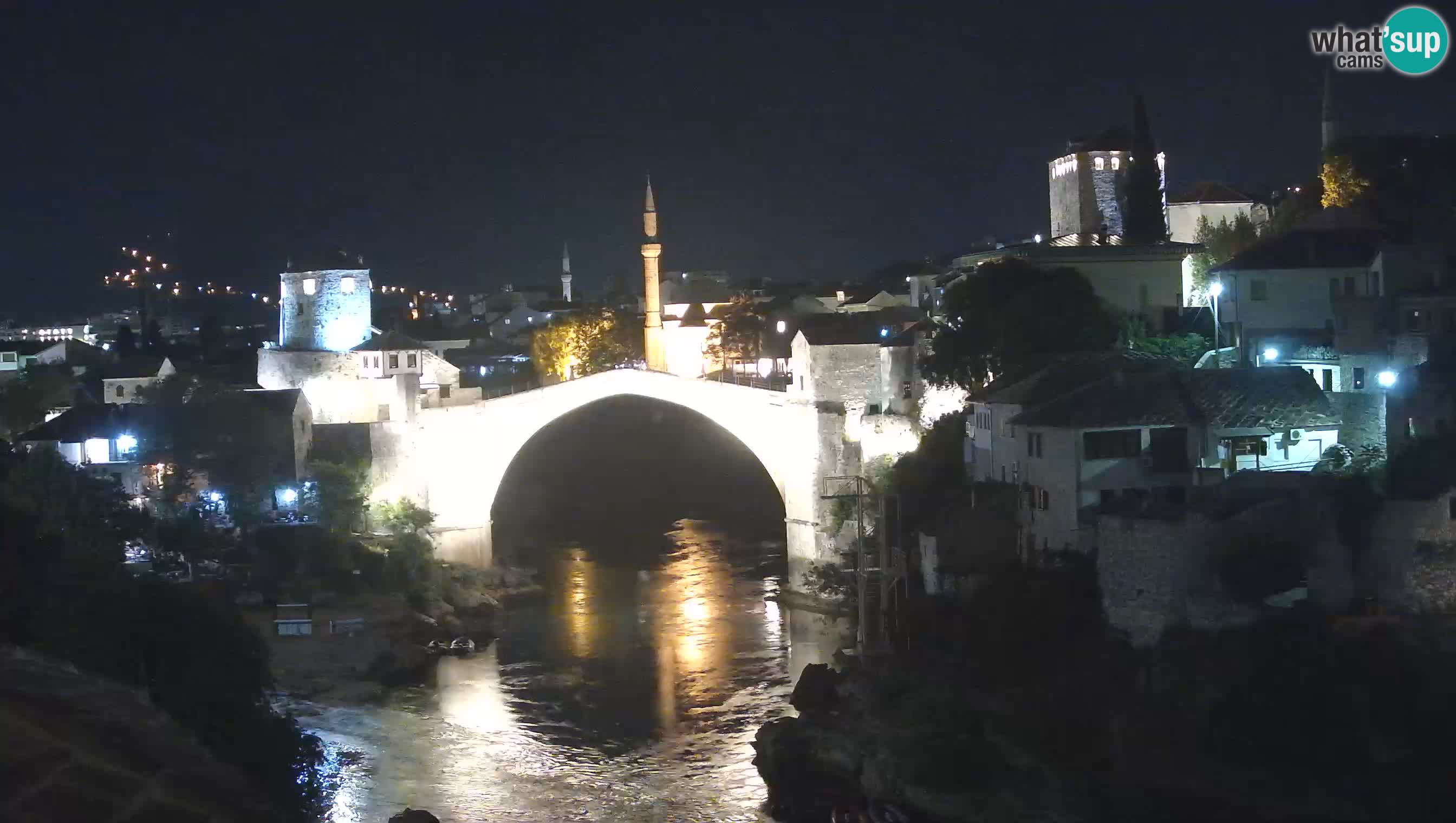 Cámara web de Mostar – El Viejo Puente sobre el río Neretva