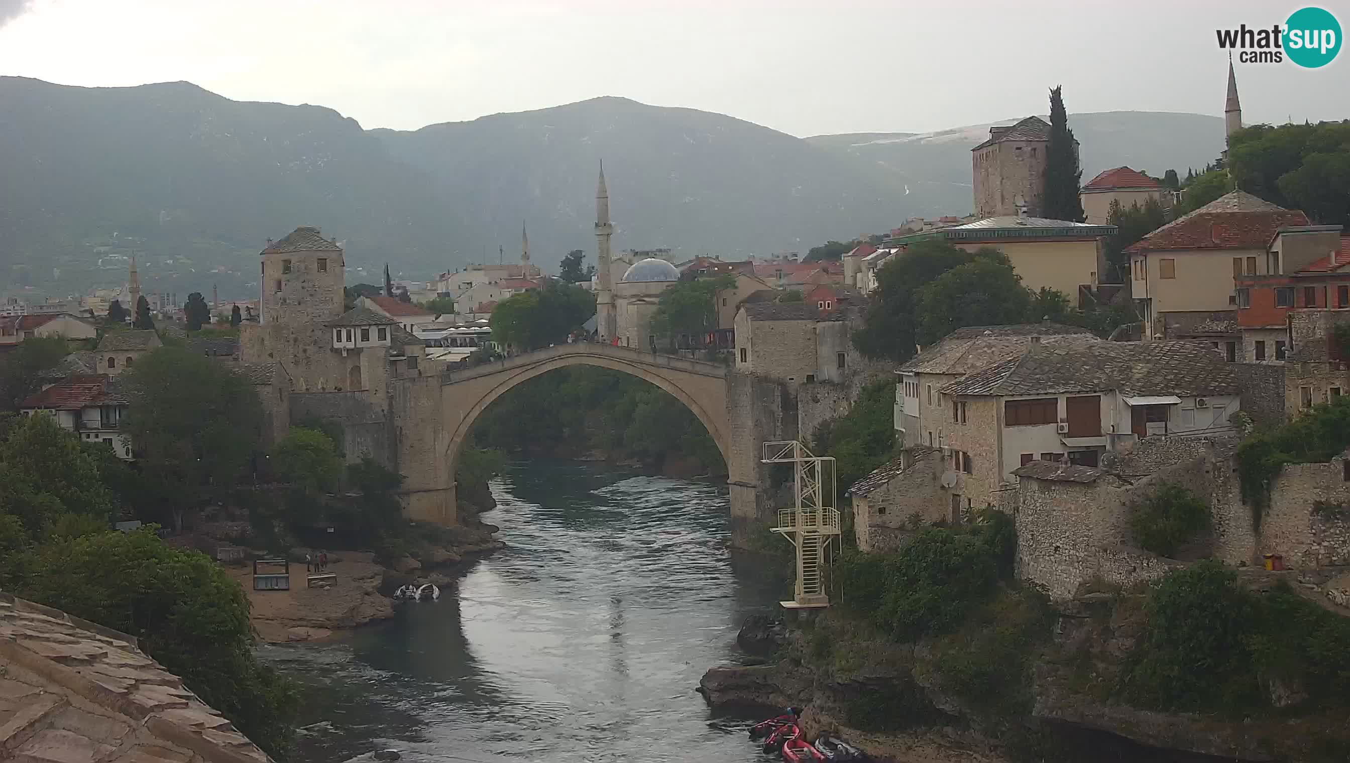 Mostar web kamera – Stari Most i rijeka Neretva – Goa Mostar