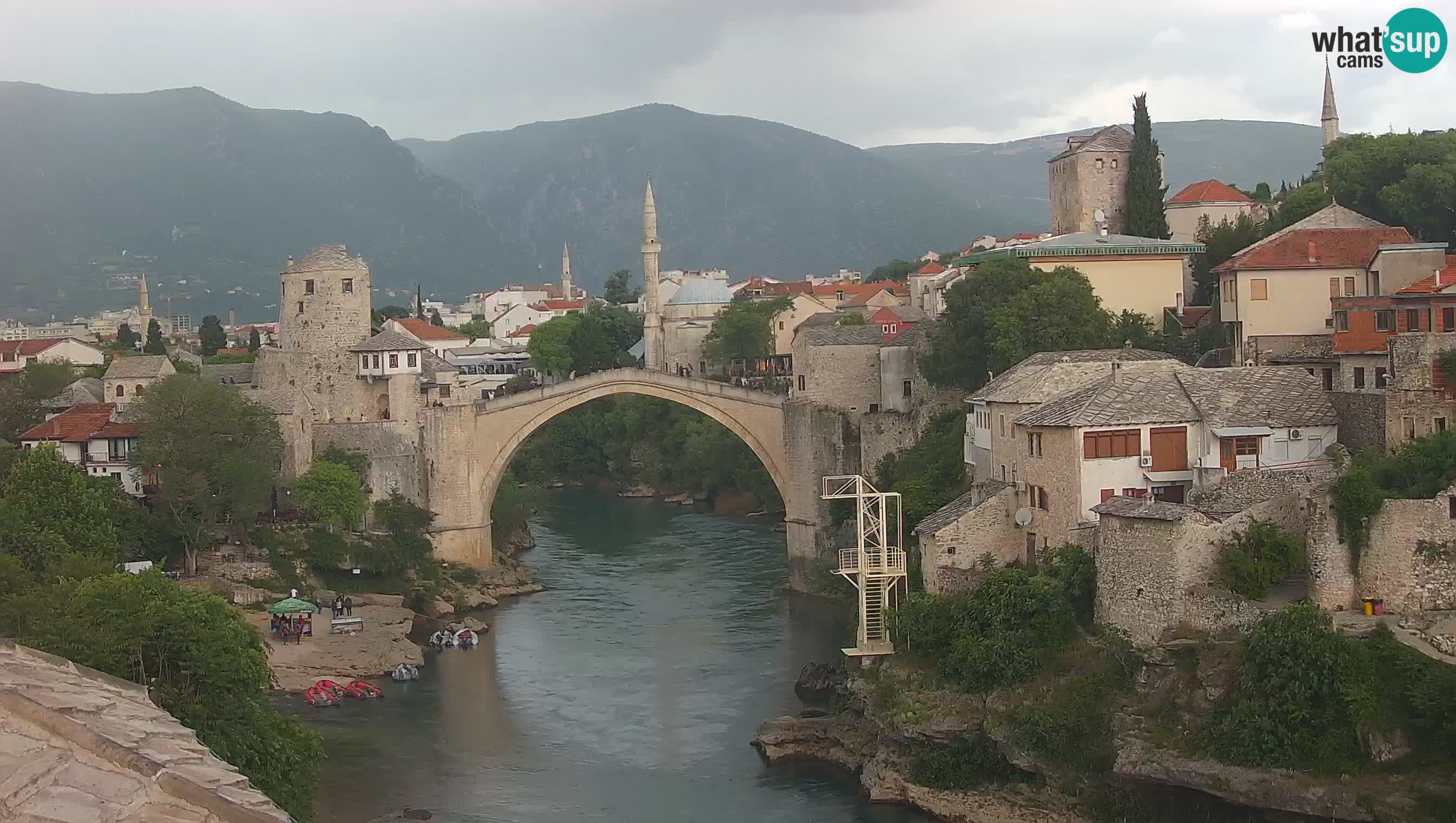 Webcam Mostar – Il Ponte Vecchio sul fiume Neretva