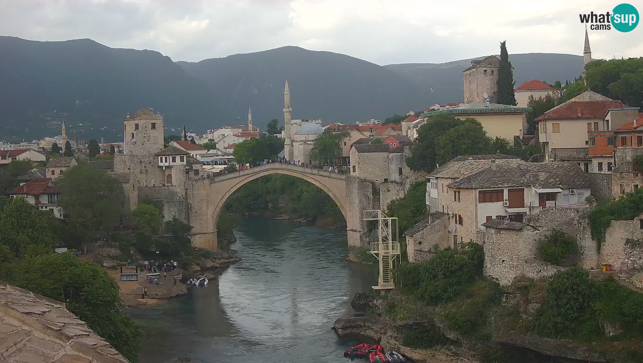Spletna kamera Mostar – Stari Most in reka Neretva