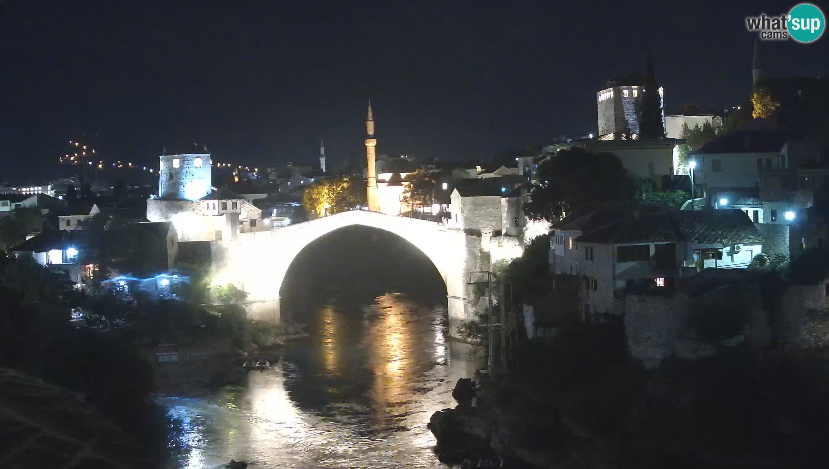 Webcam de Mostar – Le Vieux Pont sur la rivière Neretva