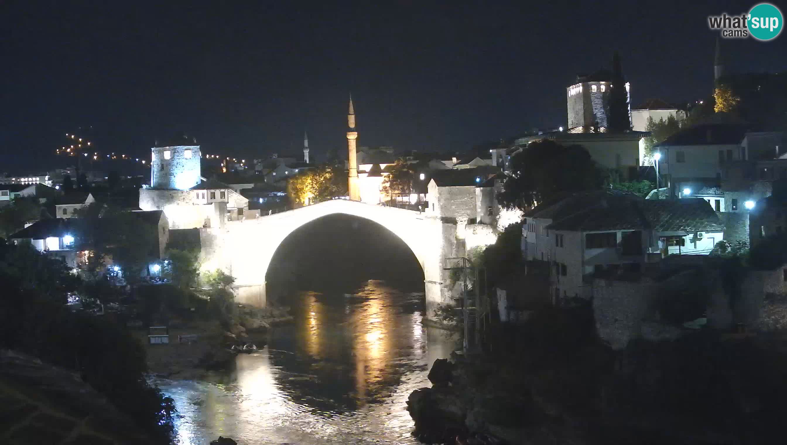 Cámara web de Mostar – El Viejo Puente sobre el río Neretva