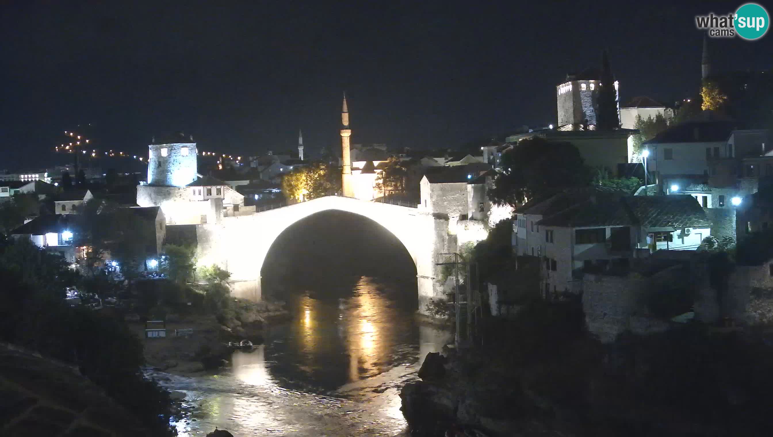 Cámara web de Mostar – El Viejo Puente sobre el río Neretva