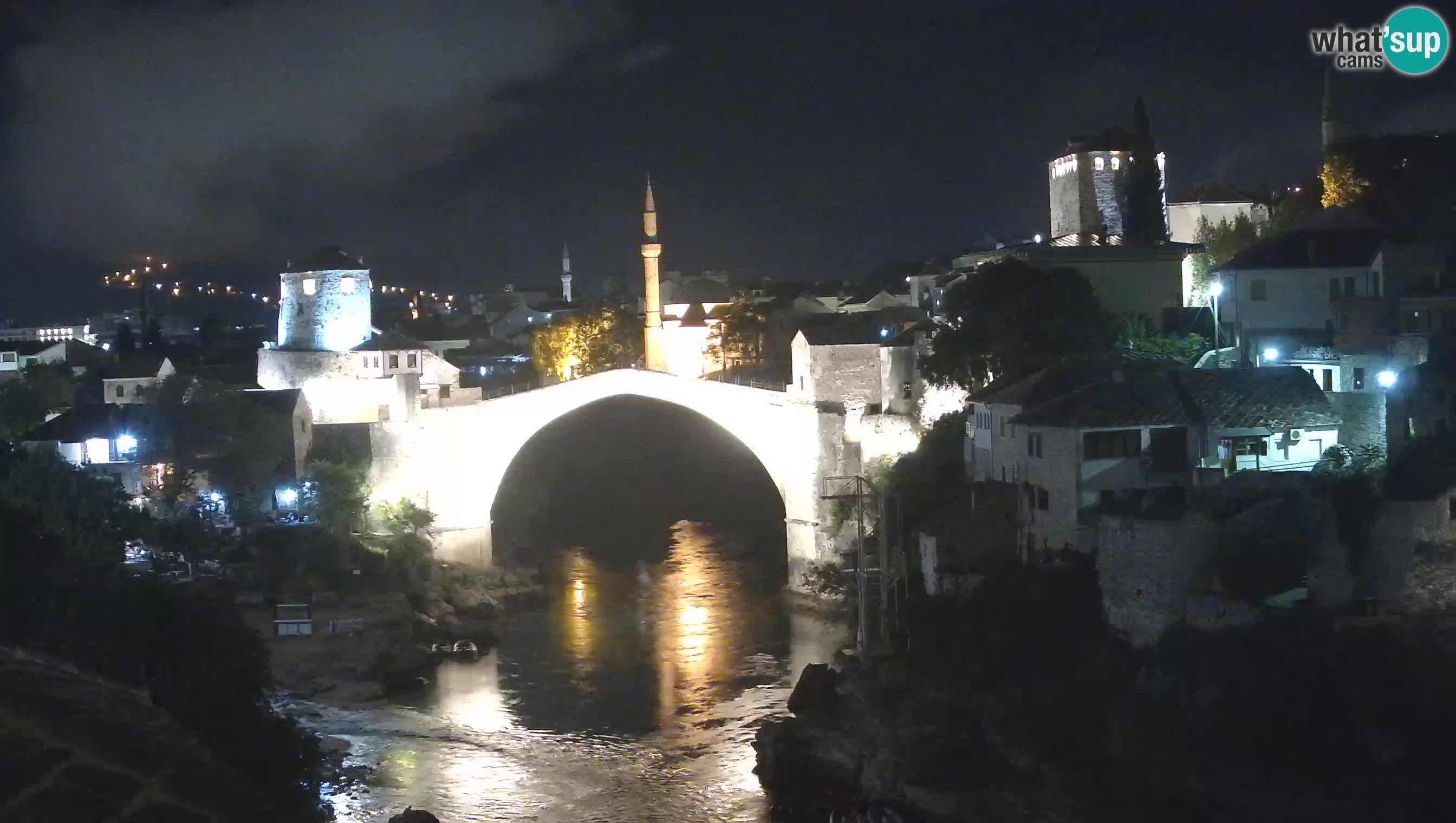 Cámara web de Mostar – El Viejo Puente sobre el río Neretva