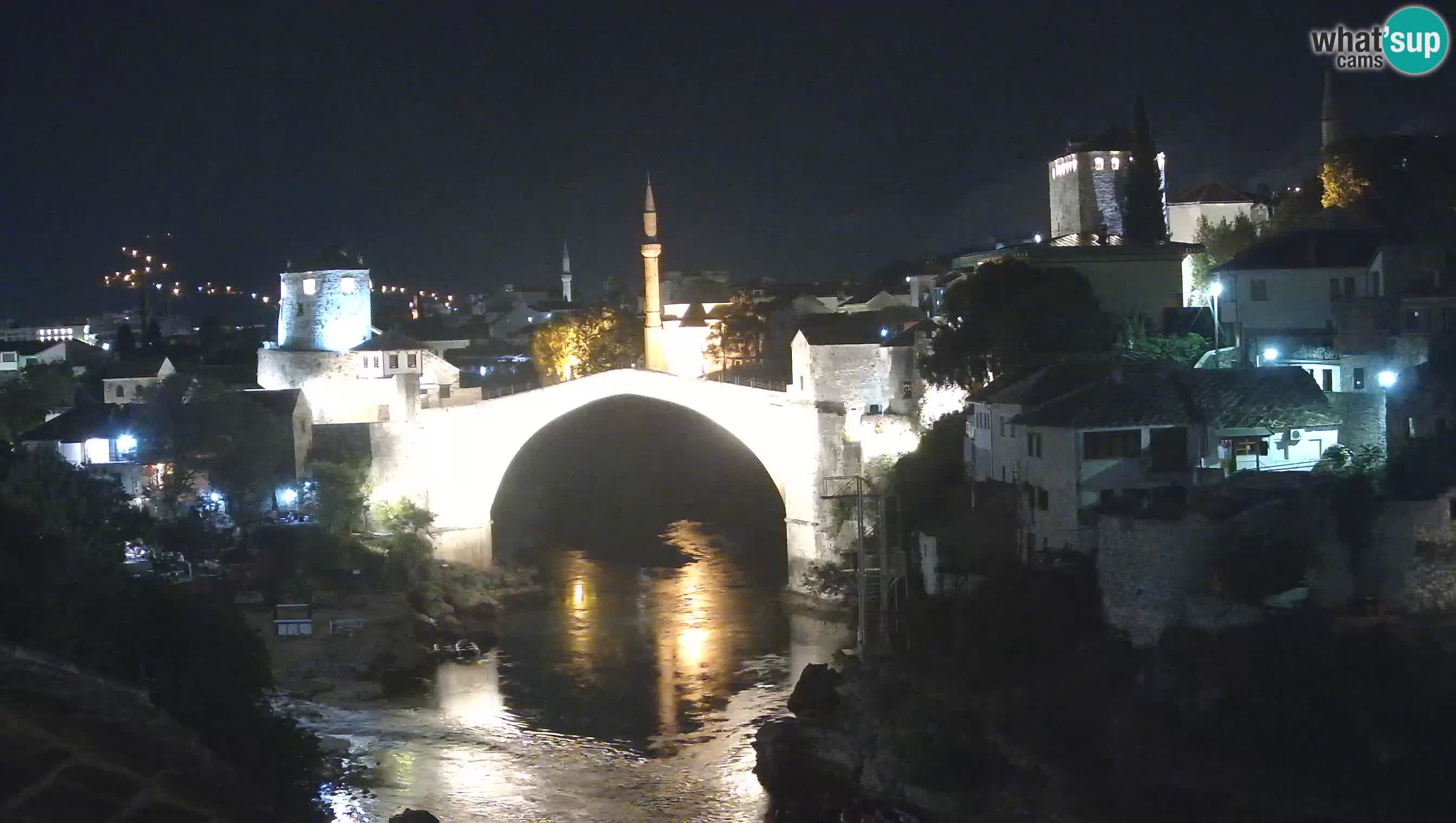 Cámara web de Mostar – El Viejo Puente sobre el río Neretva