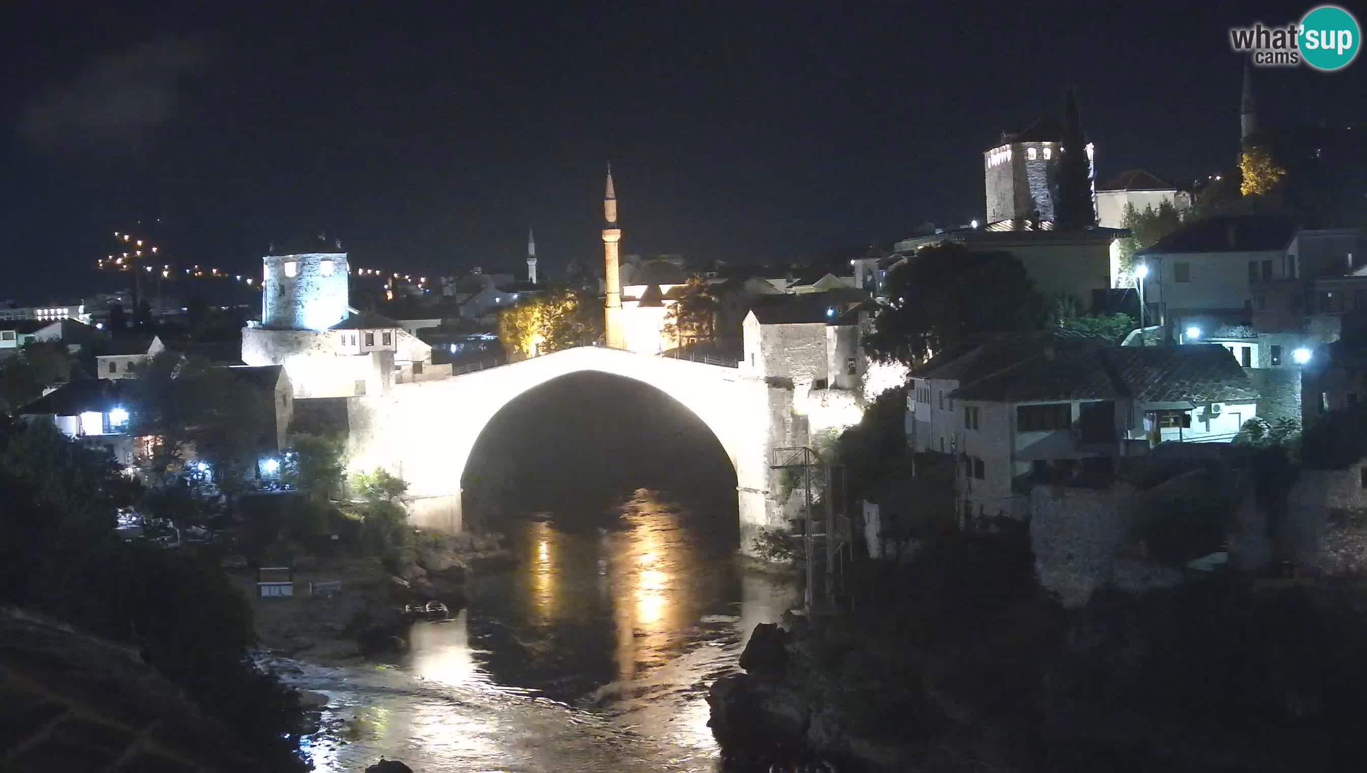 Cámara web de Mostar – El Viejo Puente sobre el río Neretva