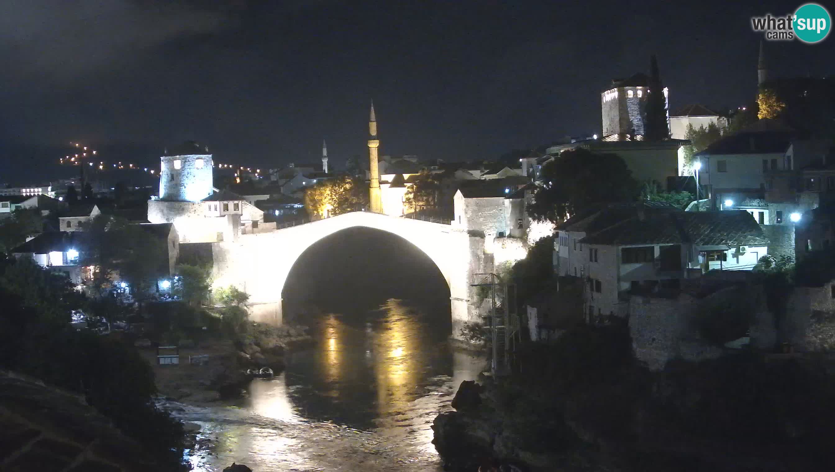 Webcam de Mostar – Le Vieux Pont sur la rivière Neretva