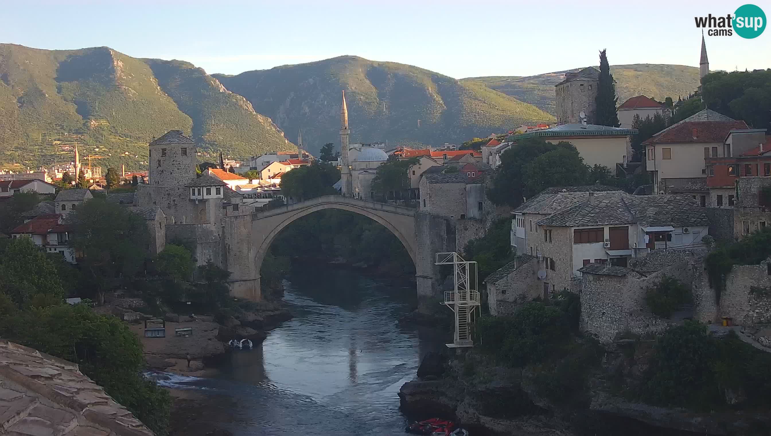 Spletna kamera Mostar – Stari Most in reka Neretva