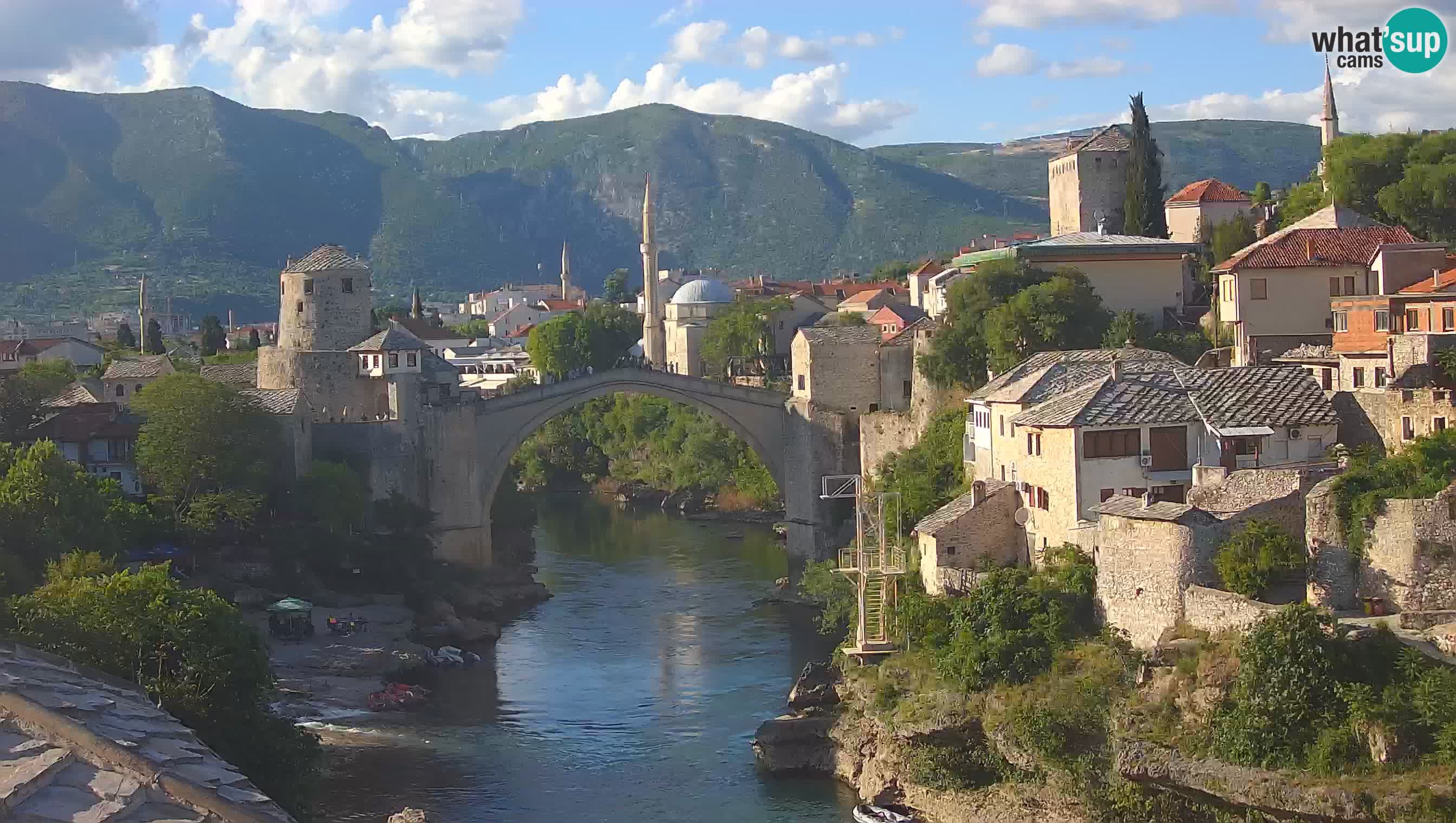 Mostar web kamera – Stari Most i rijeka Neretva – Goa Mostar