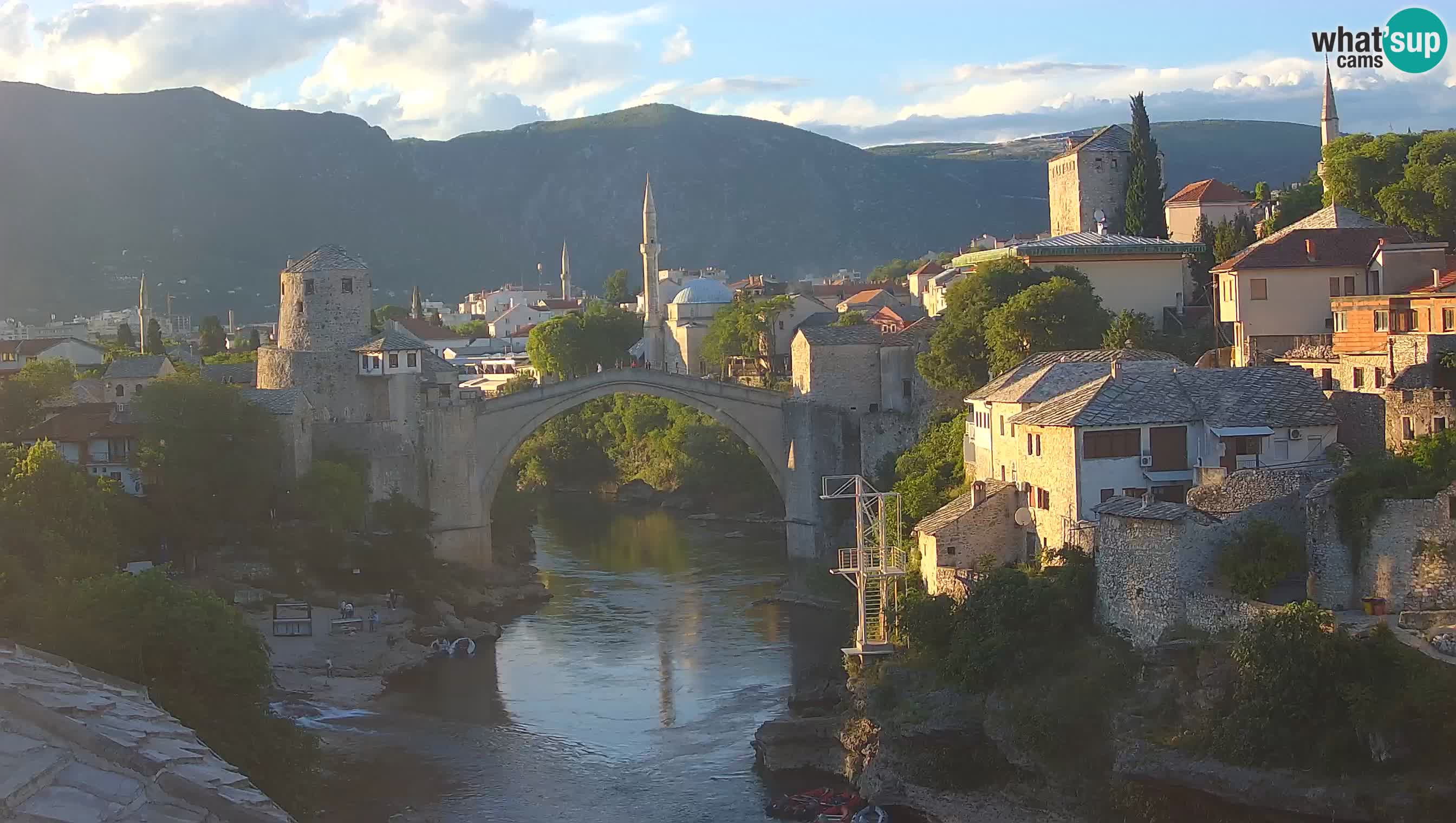 Webcam Mostar – Il Ponte Vecchio sul fiume Neretva