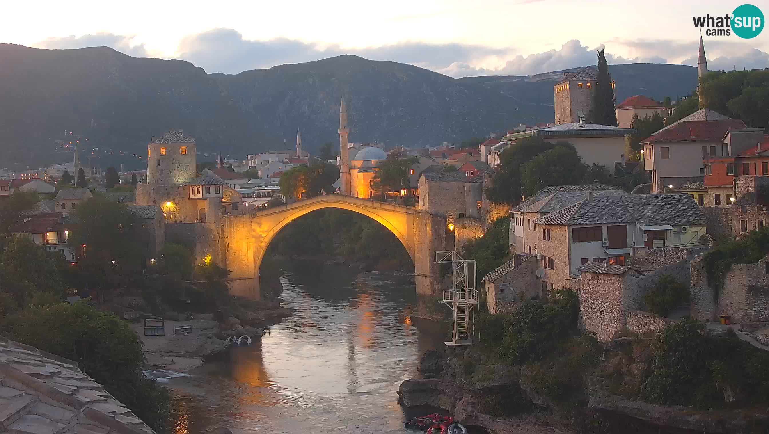 Webcam Mostar – Il Ponte Vecchio sul fiume Neretva