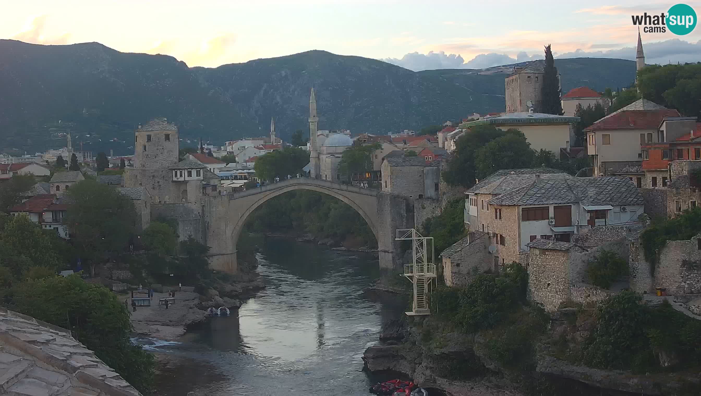 Spletna kamera Mostar – Stari Most in reka Neretva