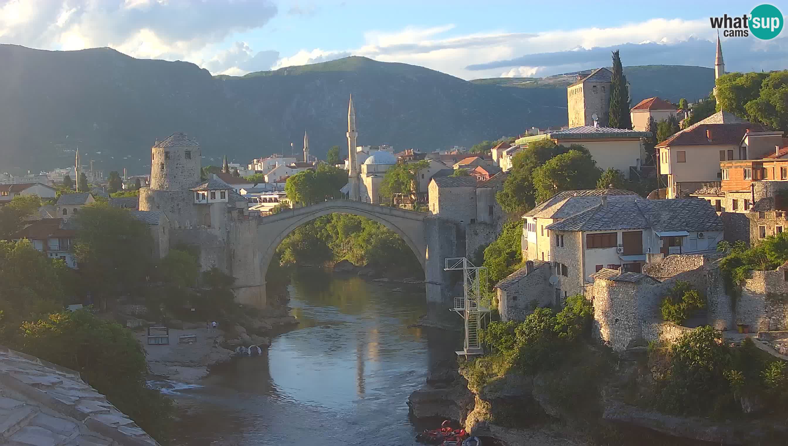 Webcam Mostar – Il Ponte Vecchio sul fiume Neretva