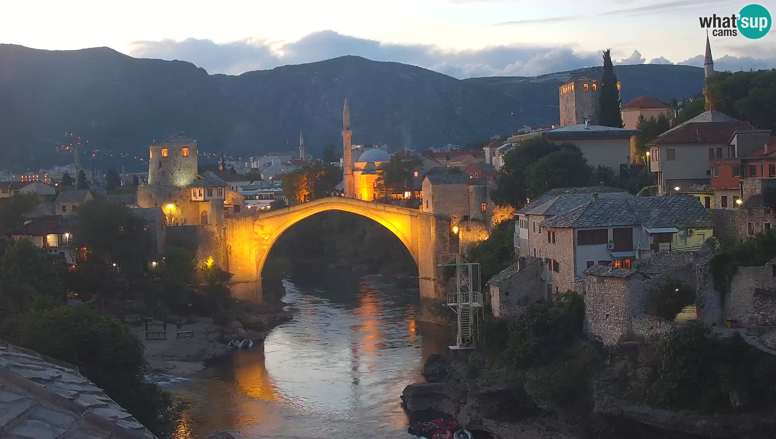 Spletna kamera Mostar – Stari Most in reka Neretva