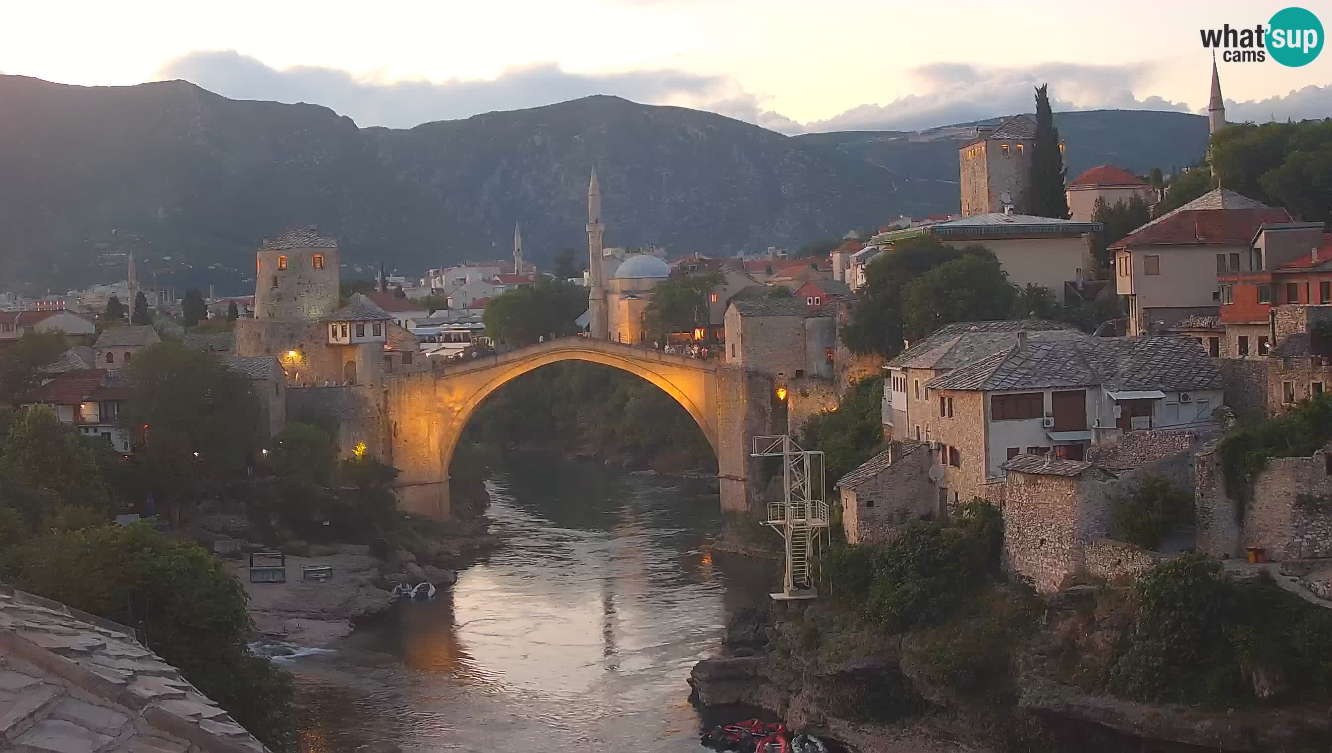 Mostar webcam – LIVE Old Bridge and Neretva river