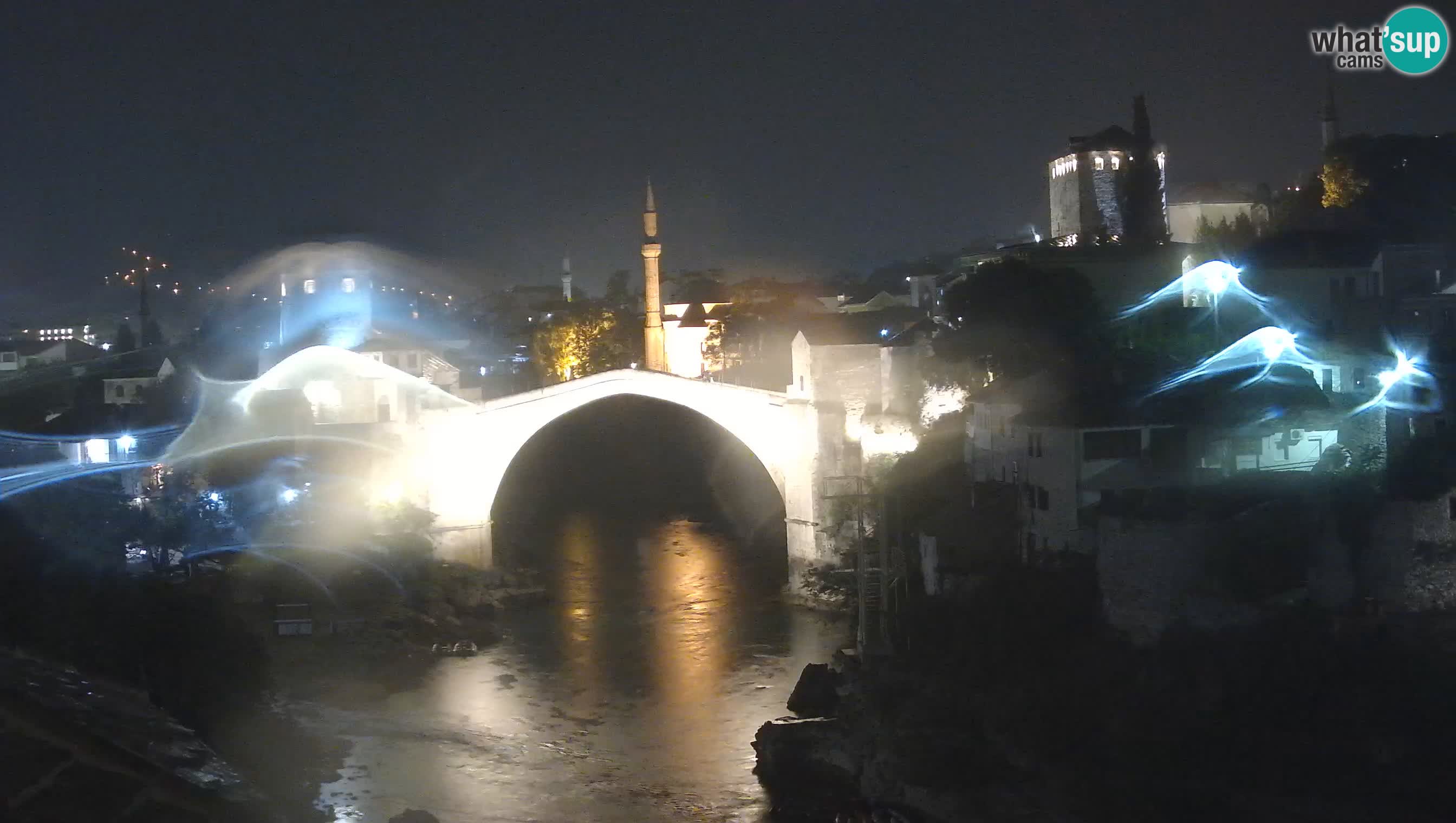 Cámara web de Mostar – El Viejo Puente sobre el río Neretva