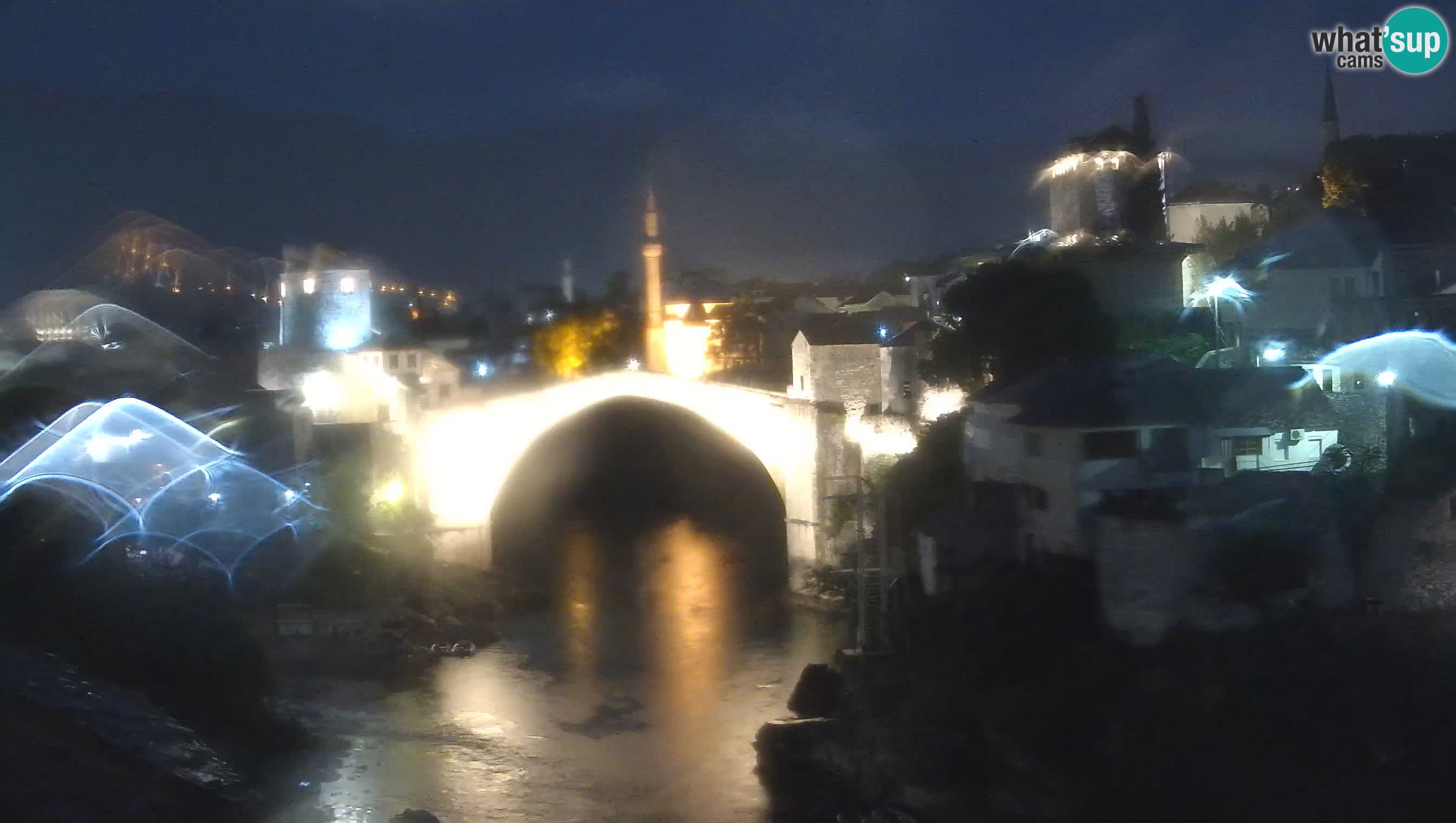 Cámara web de Mostar – El Viejo Puente sobre el río Neretva