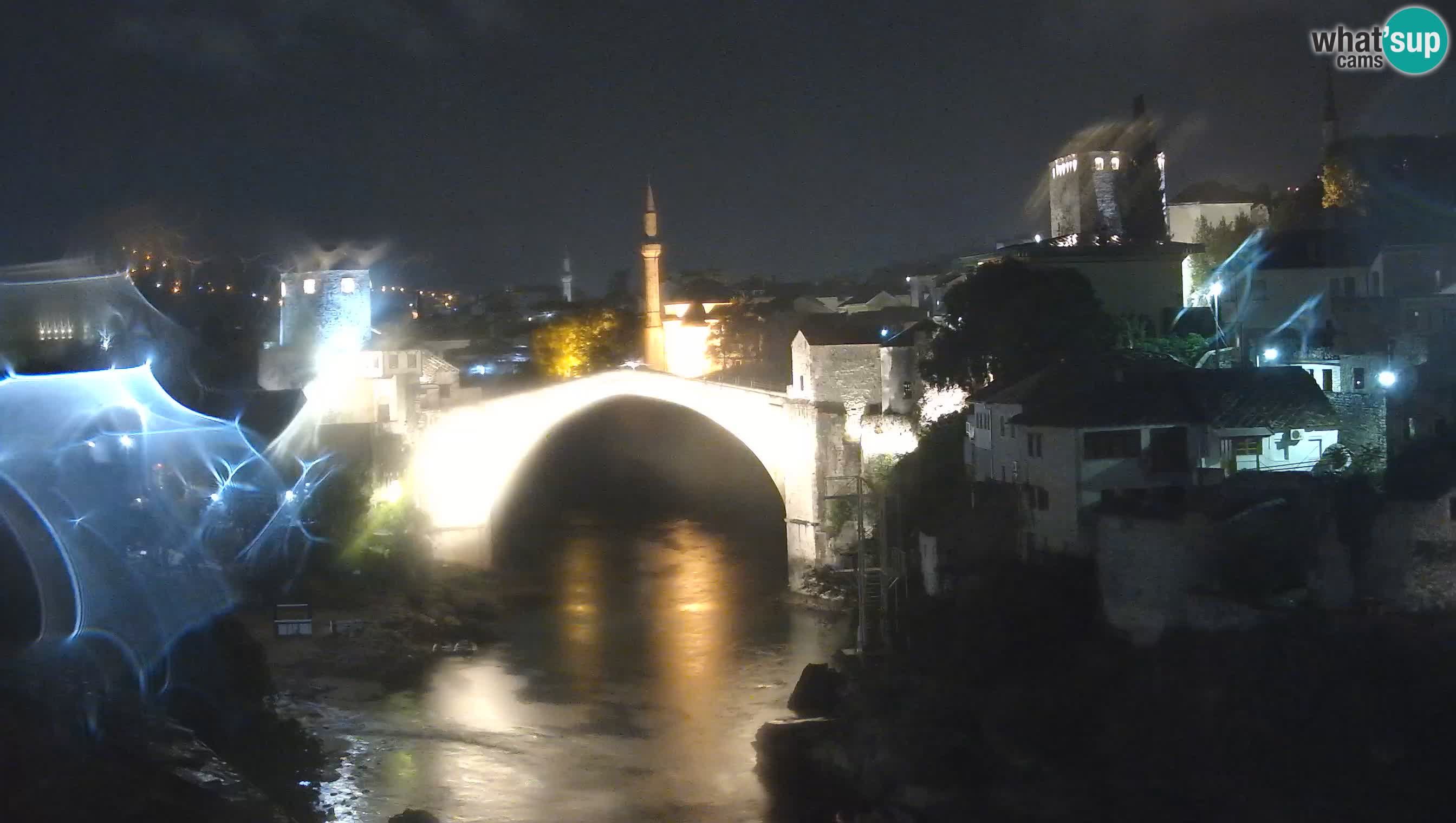 Webcam de Mostar – Le Vieux Pont sur la rivière Neretva