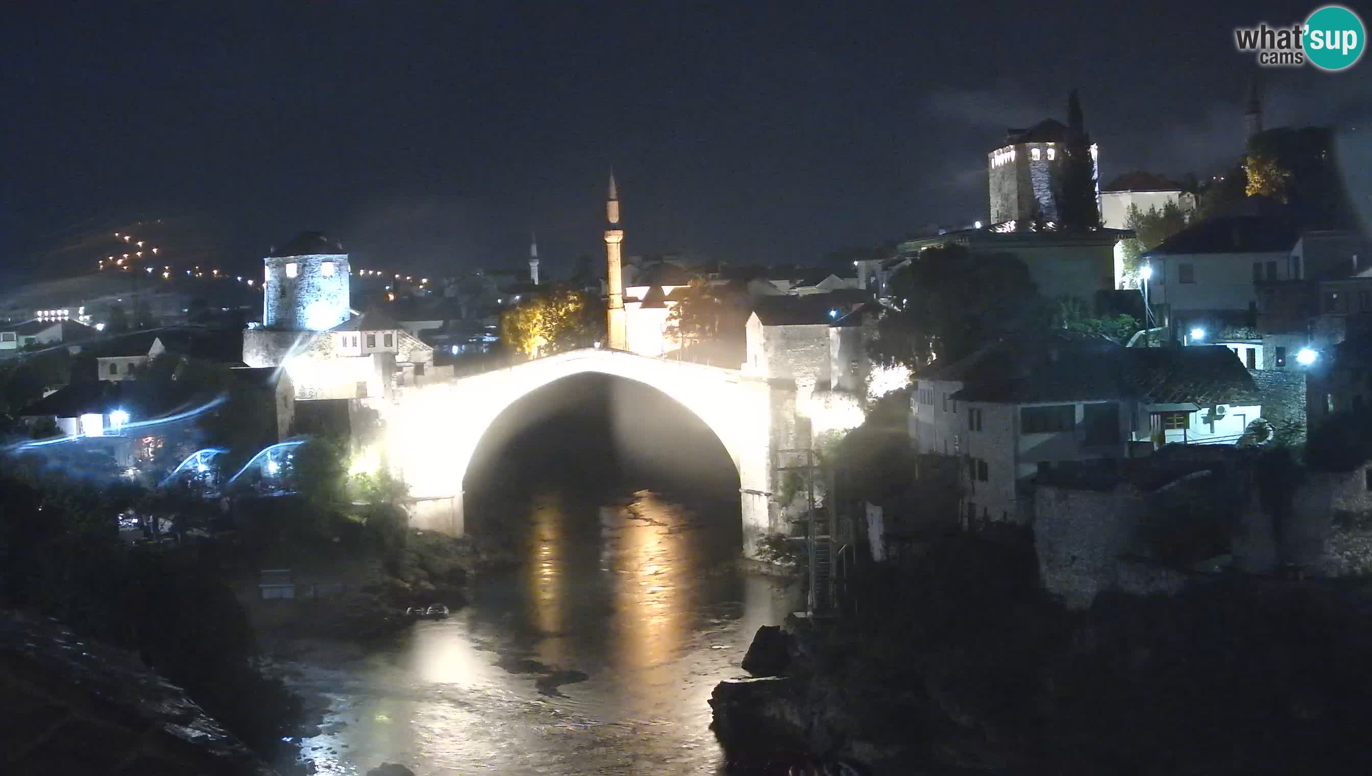 Cámara web de Mostar – El Viejo Puente sobre el río Neretva