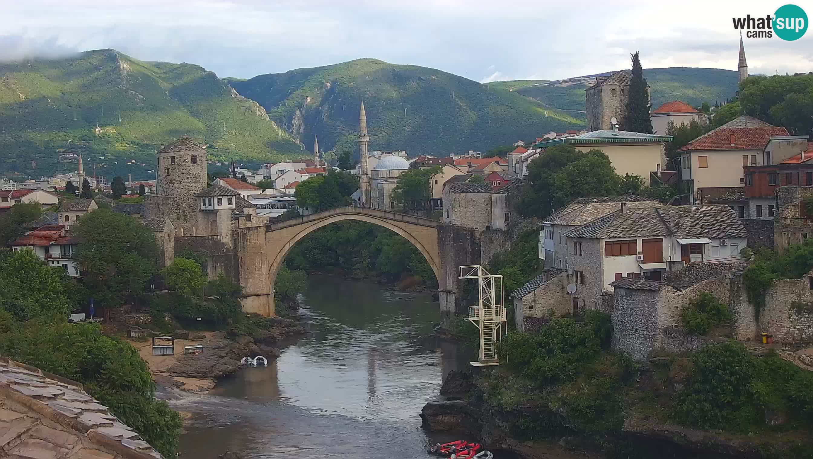 Mostar webcam – LIVE Old Bridge and Neretva river