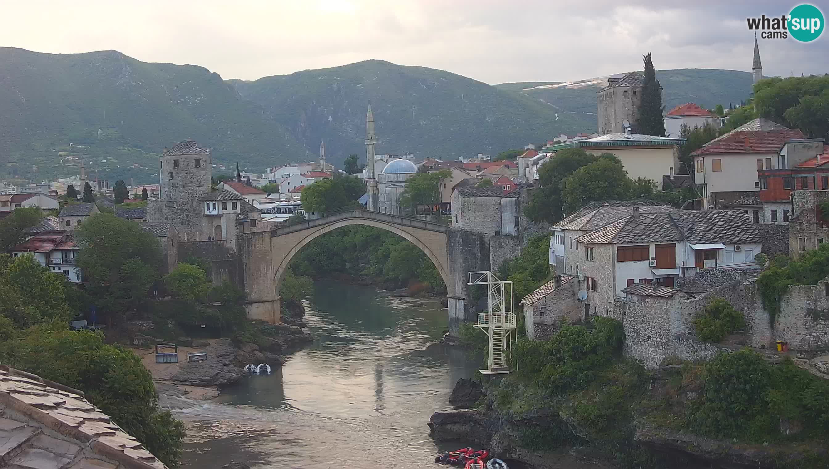 Webcam Mostar – Il Ponte Vecchio sul fiume Neretva