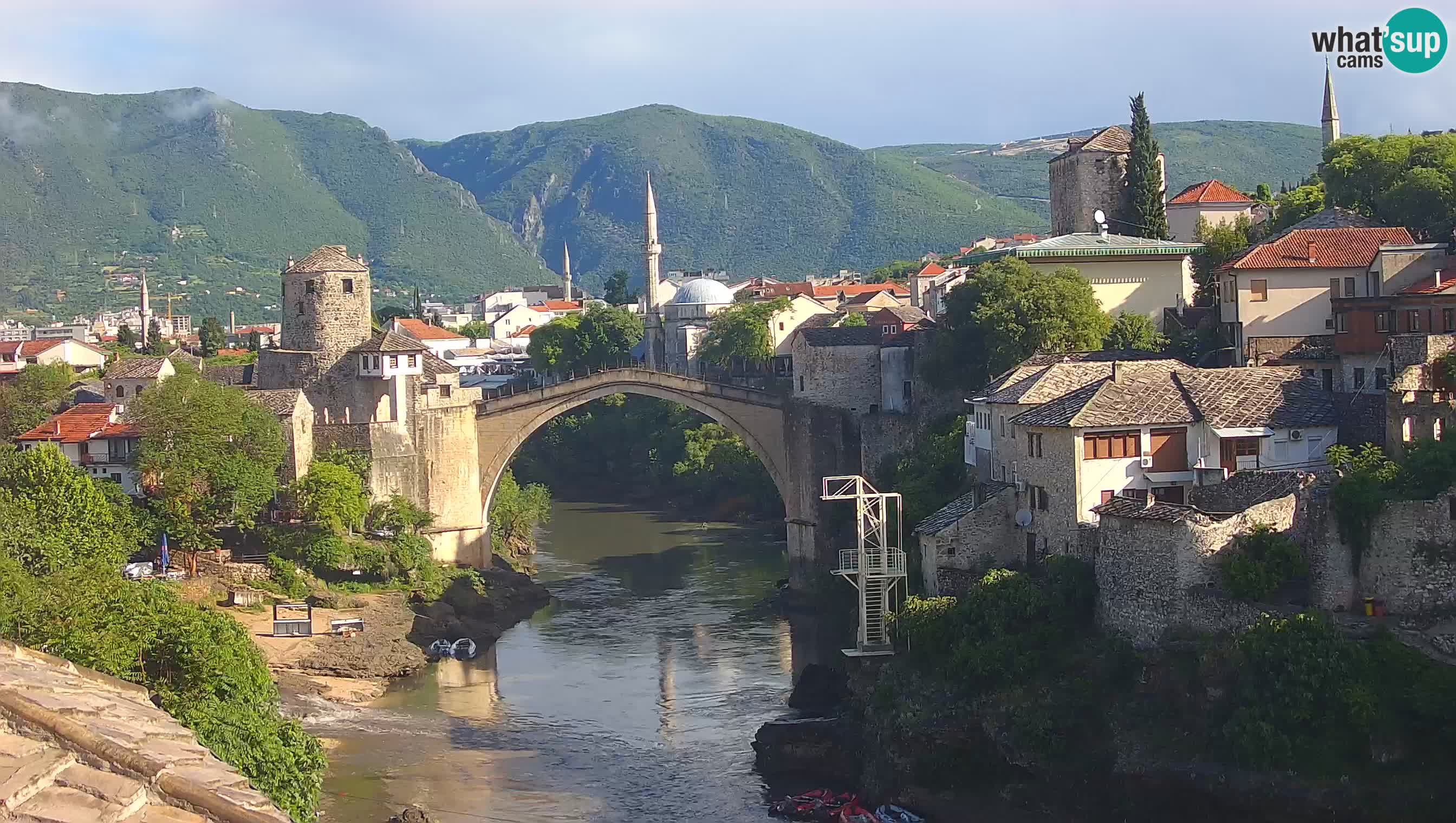 Spletna kamera Mostar – Stari Most in reka Neretva