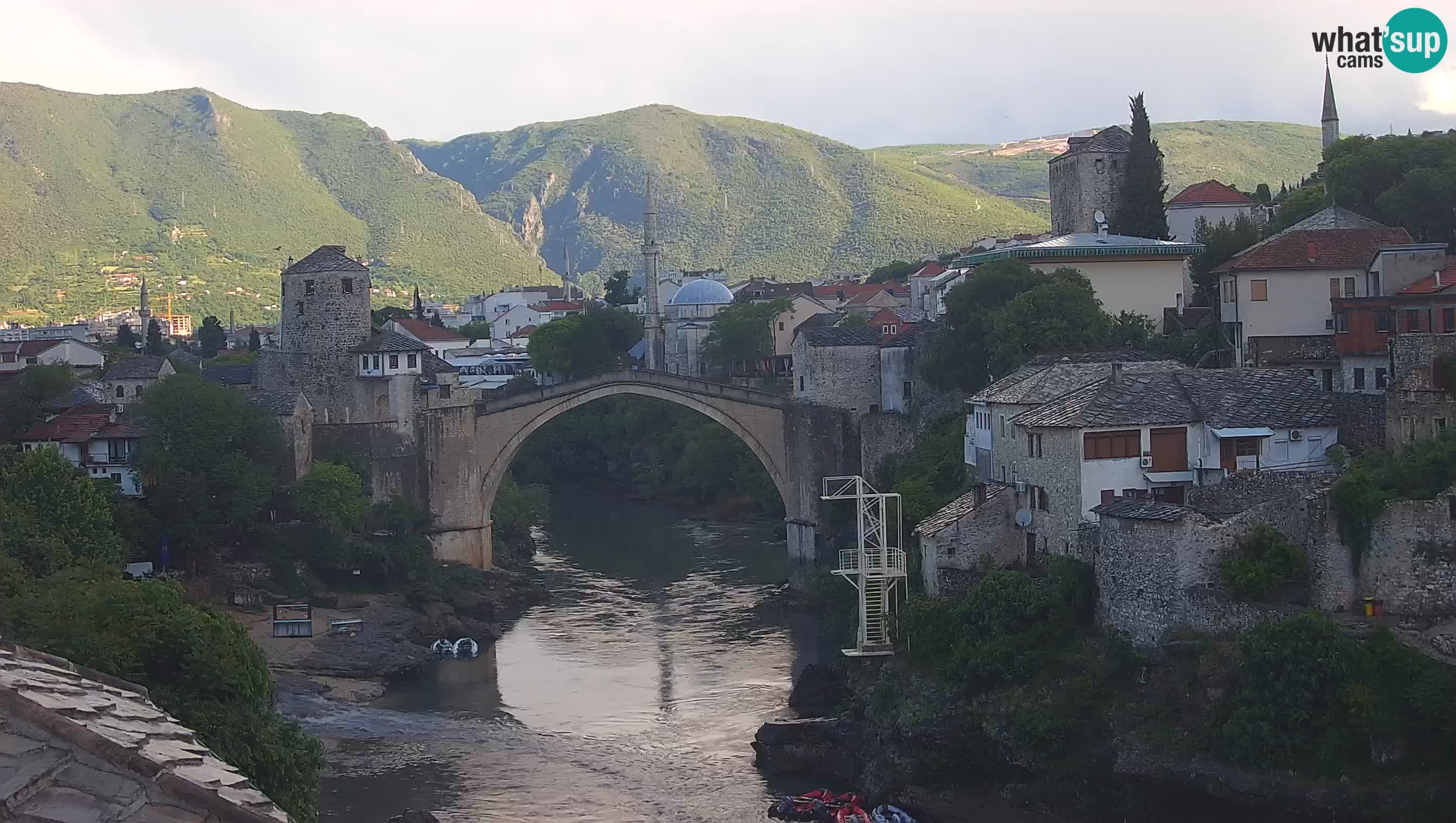 Mostar webcam – LIVE Old Bridge and Neretva river