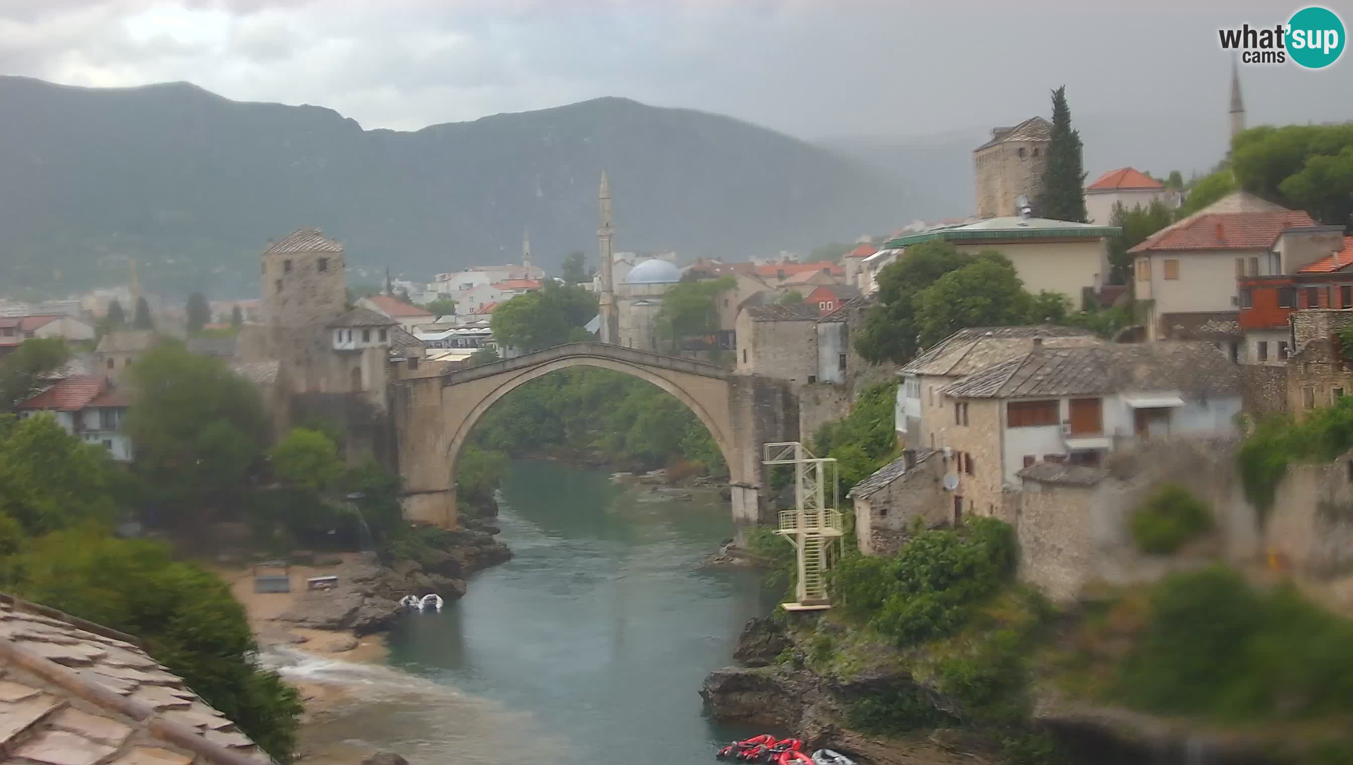Webcam Mostar – Il Ponte Vecchio sul fiume Neretva