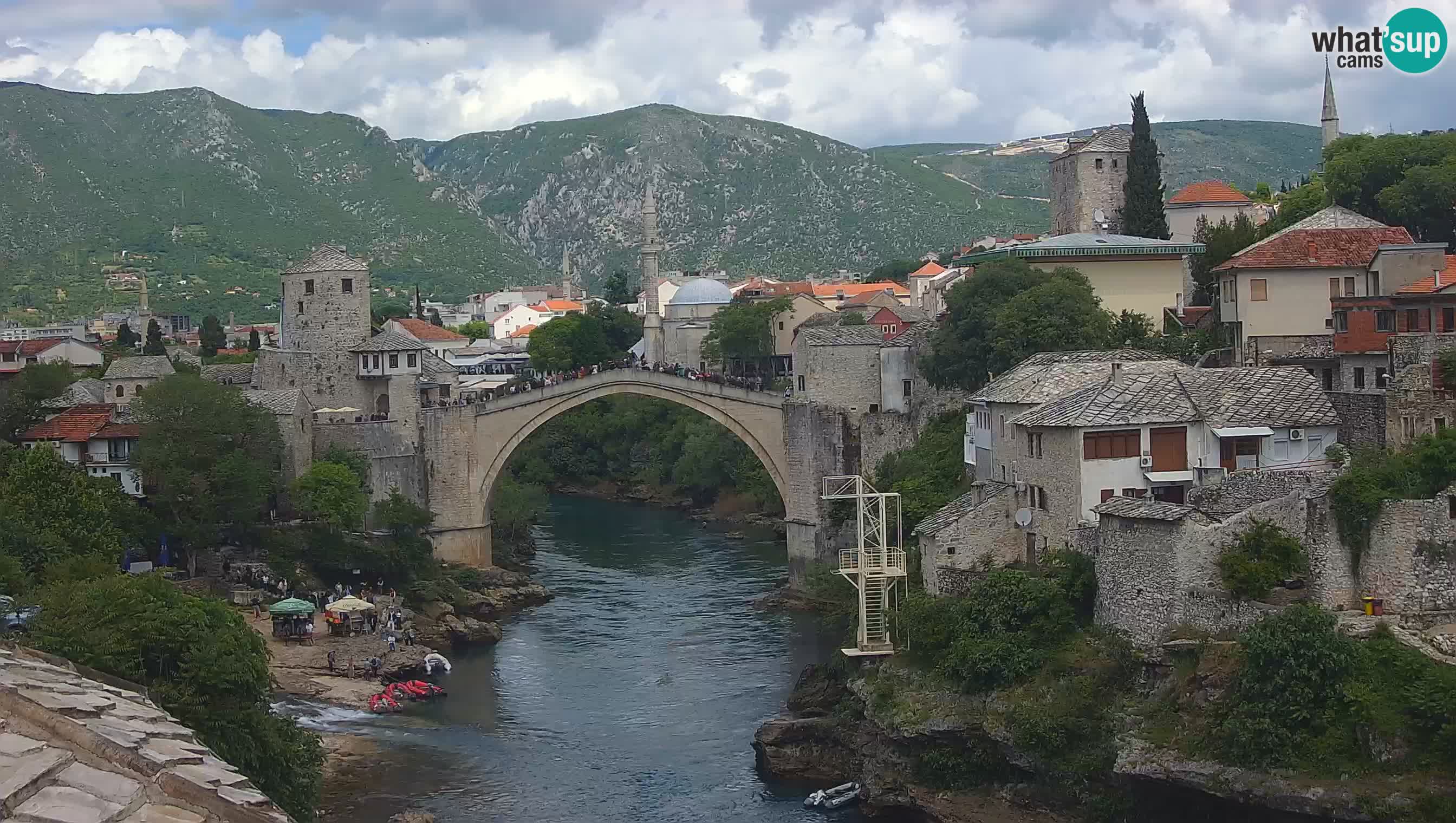 Mostar webcam – LIVE Old Bridge and Neretva river