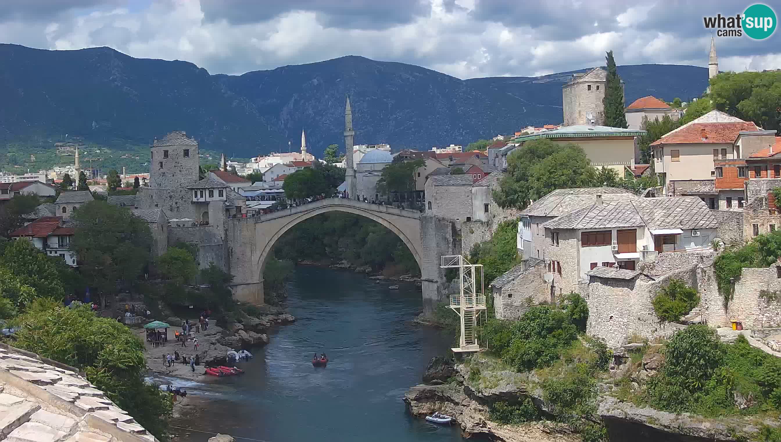 Webcam Mostar – Il Ponte Vecchio sul fiume Neretva